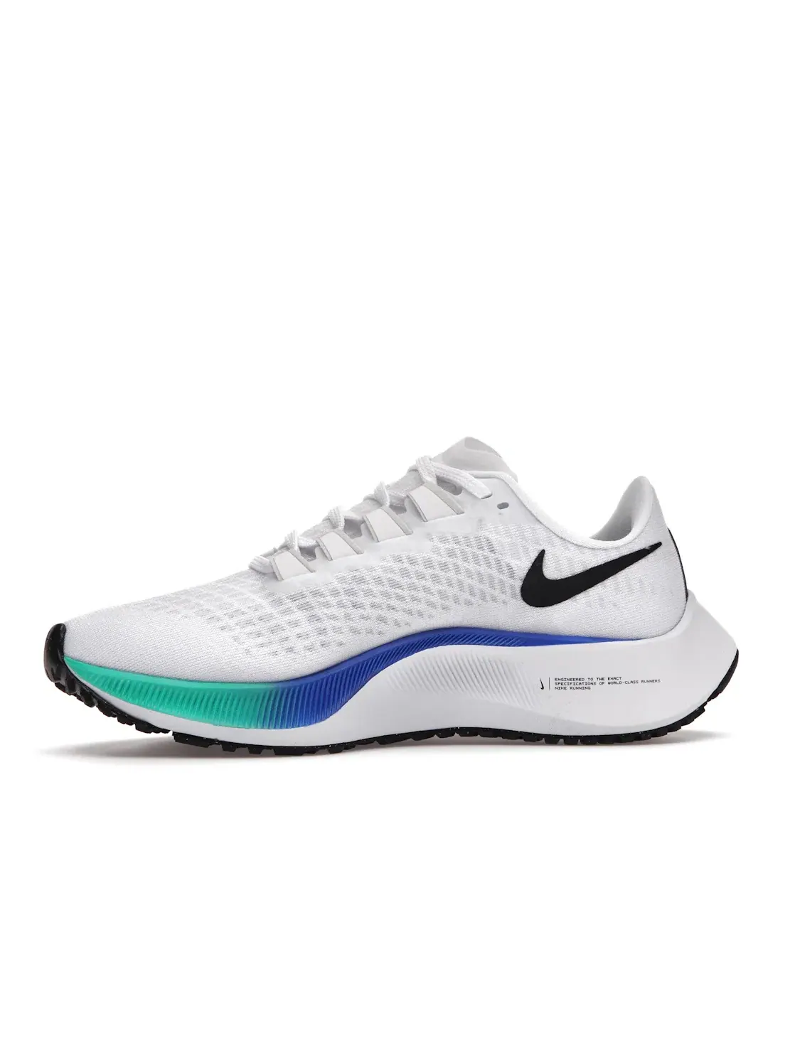 Женские кроссовки для бега с амортизацией Nike Air Zoom Pegasus 37 — изображение 3 из 4, белый/фиолетовый
