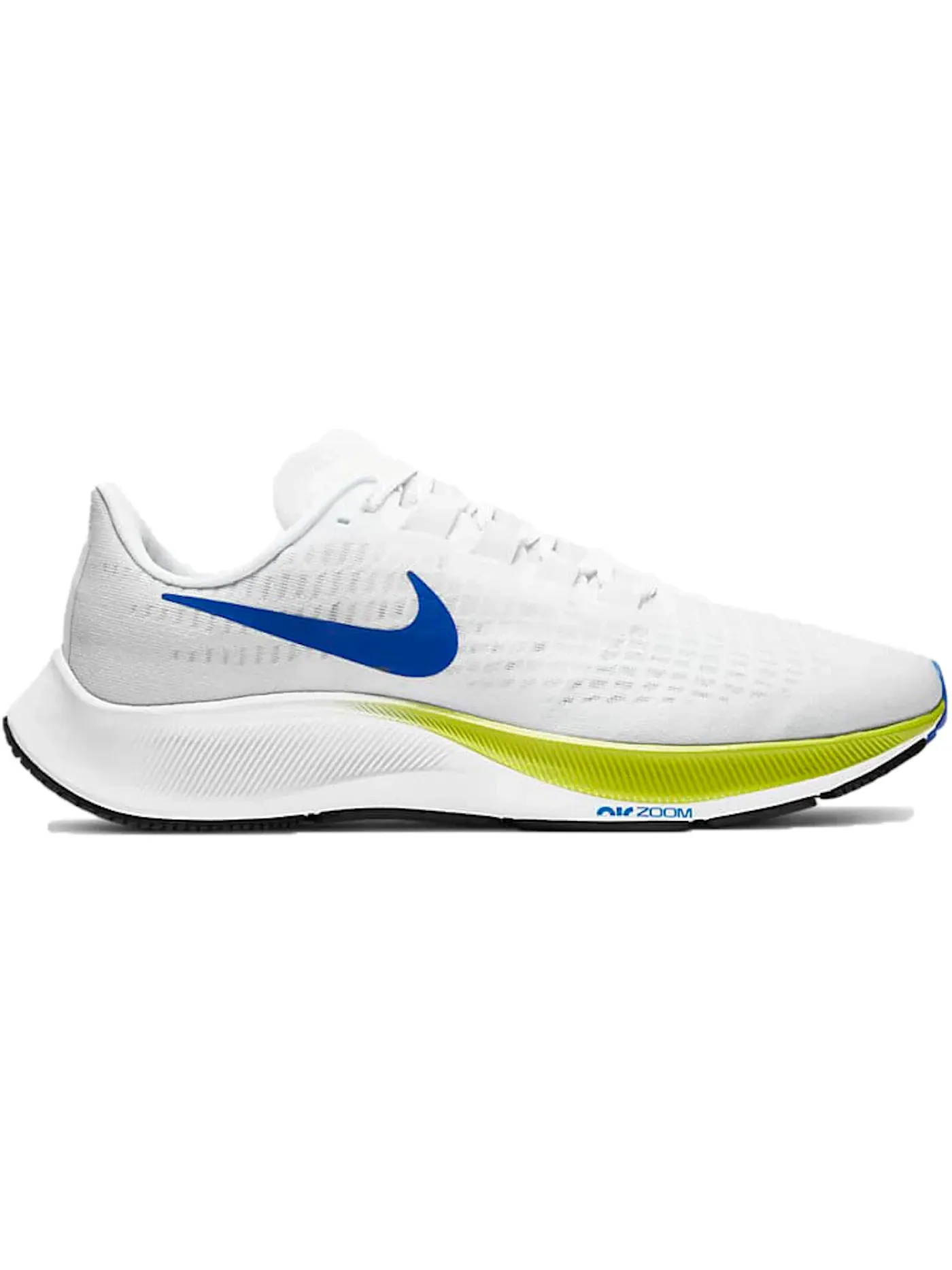 Мужские кроссовки с амортизацией Nike Air Zoom Pegasus 37 — изображение 1 из 1, белый//черный/синий