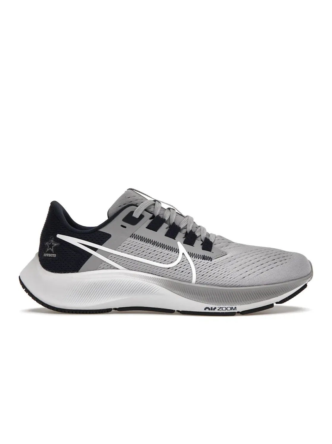 Мужские кроссовки для бега Nike Air Zoom Pegasus 38 — изображение 1 из 4, серый/темно-синий/белый