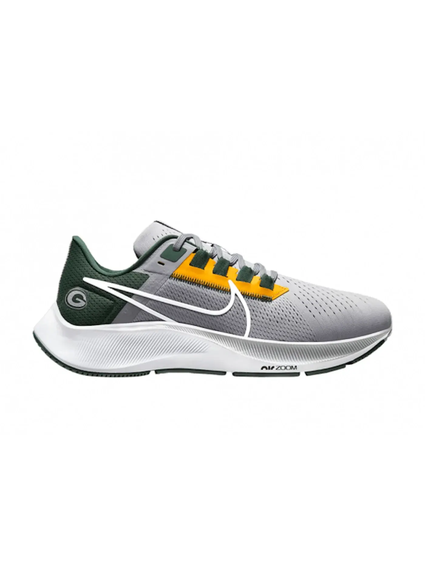 Мужские кроссовки для бега Nike Air Zoom Pegasus 38 Nike — изображение 1 из 1, серый//золотистый/белый
