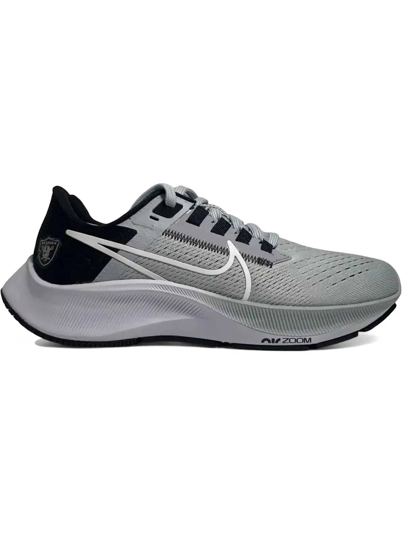 Мужские кроссовки с амортизацией Nike Air Zoom Pegasus 38 Nike — изображение 1 из 1, серебристый/черный/белый