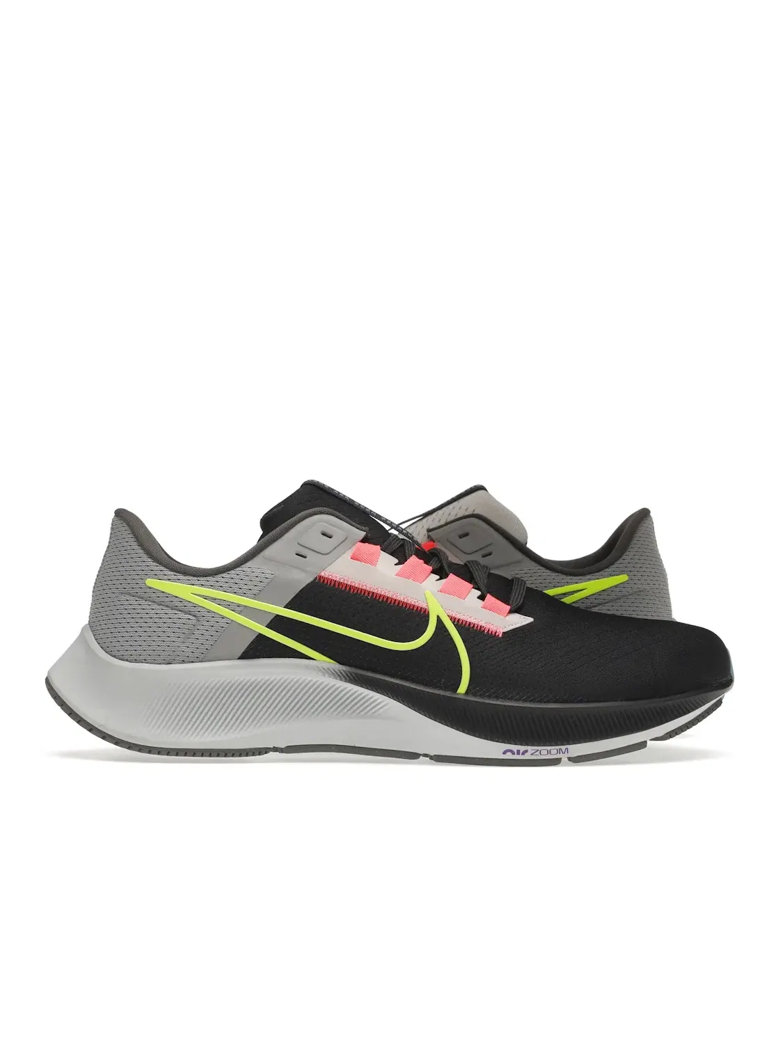 Мужские кроссовки с асимметричным дизайном Nike Air Zoom Pegasus 38 LE — изображение 1 из 4, темный серый/белый