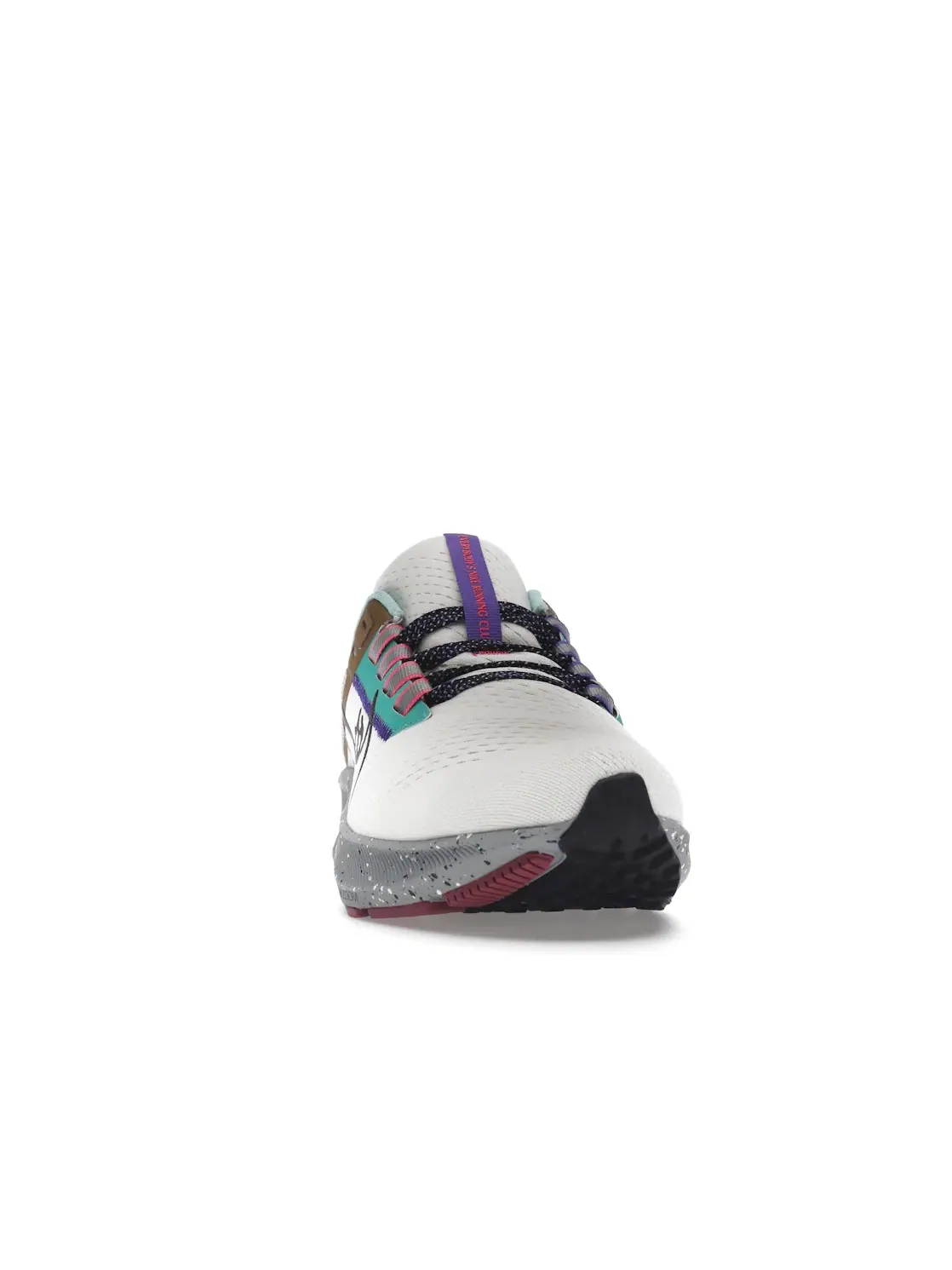 Мужские кроссовки беговые Nike Air Zoom Pegasus 38 — изображение 2 из 4, светлый серый черный