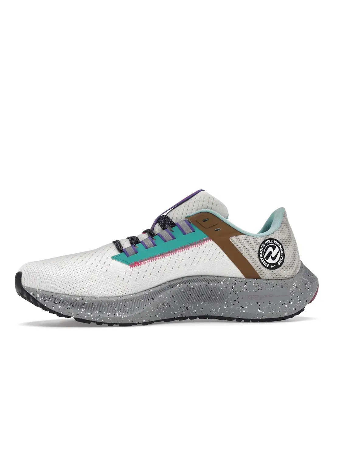 Мужские кроссовки беговые Nike Air Zoom Pegasus 38 — изображение 3 из 4, светлый серый черный