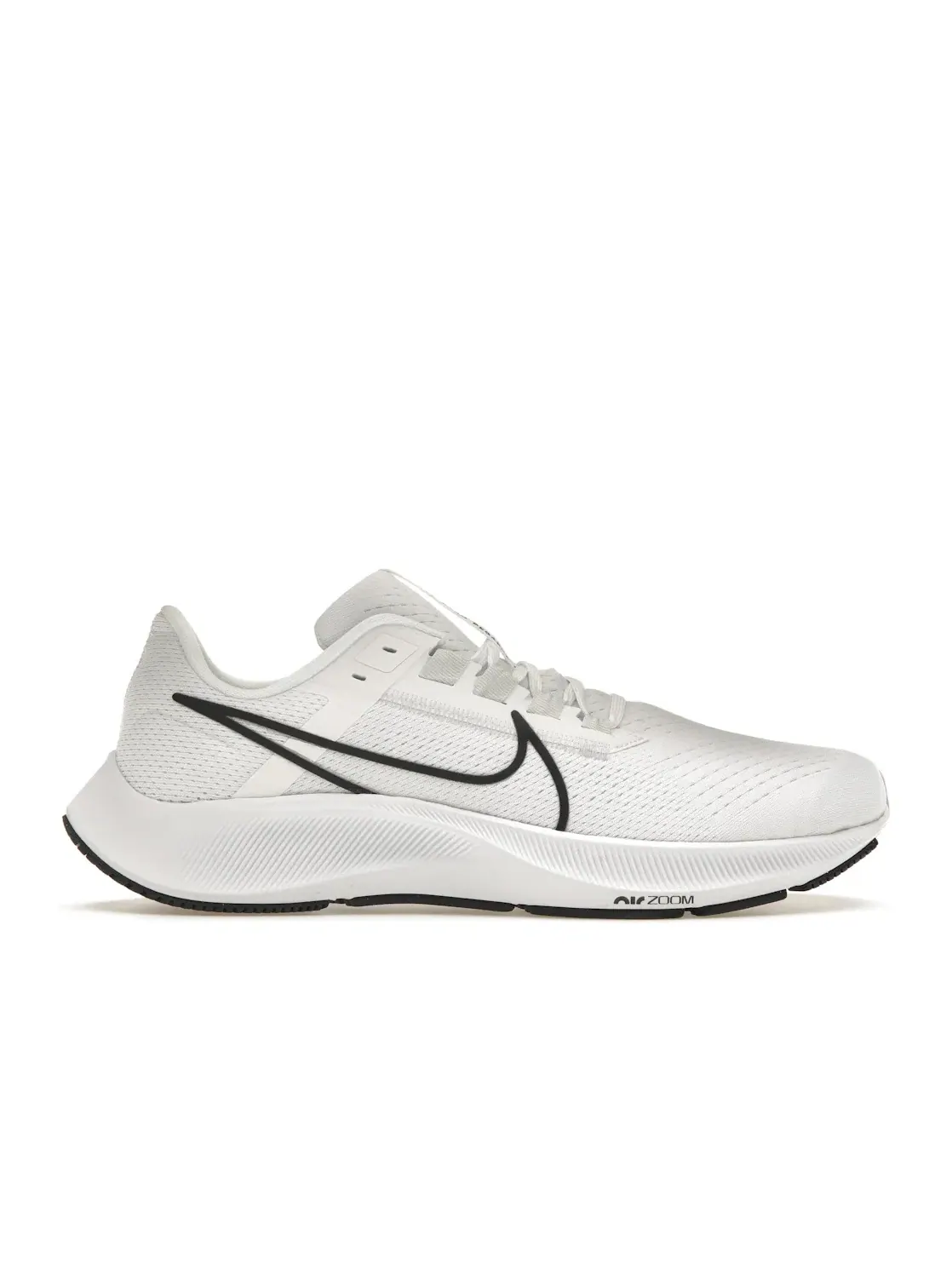 Мужские кроссовки для бега с амортизацией Nike Air Zoom Pegasus 38 — изображение 1 из 4, белый/платиновый--черный