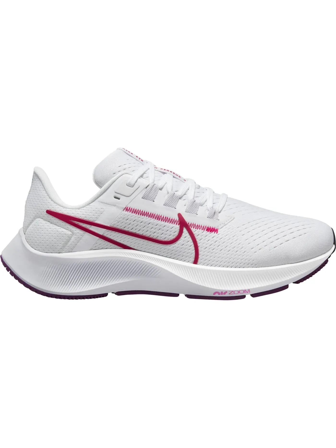 Женские кроссовки для бега Nike Air Zoom Pegasus 38 — изображение 1 из 1, белый розовый