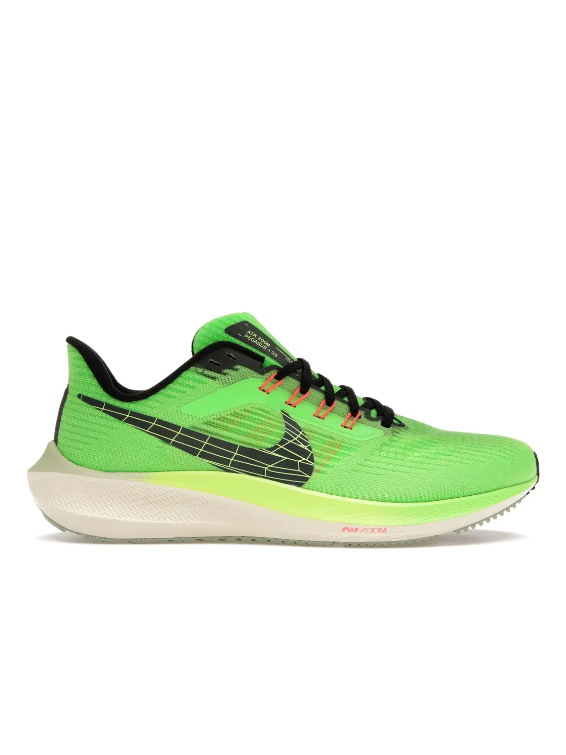 Мужские кроссовки для бега Nike Air Zoom Pegasus 39 Nike — изображение 1 из 4, зеленый///черный