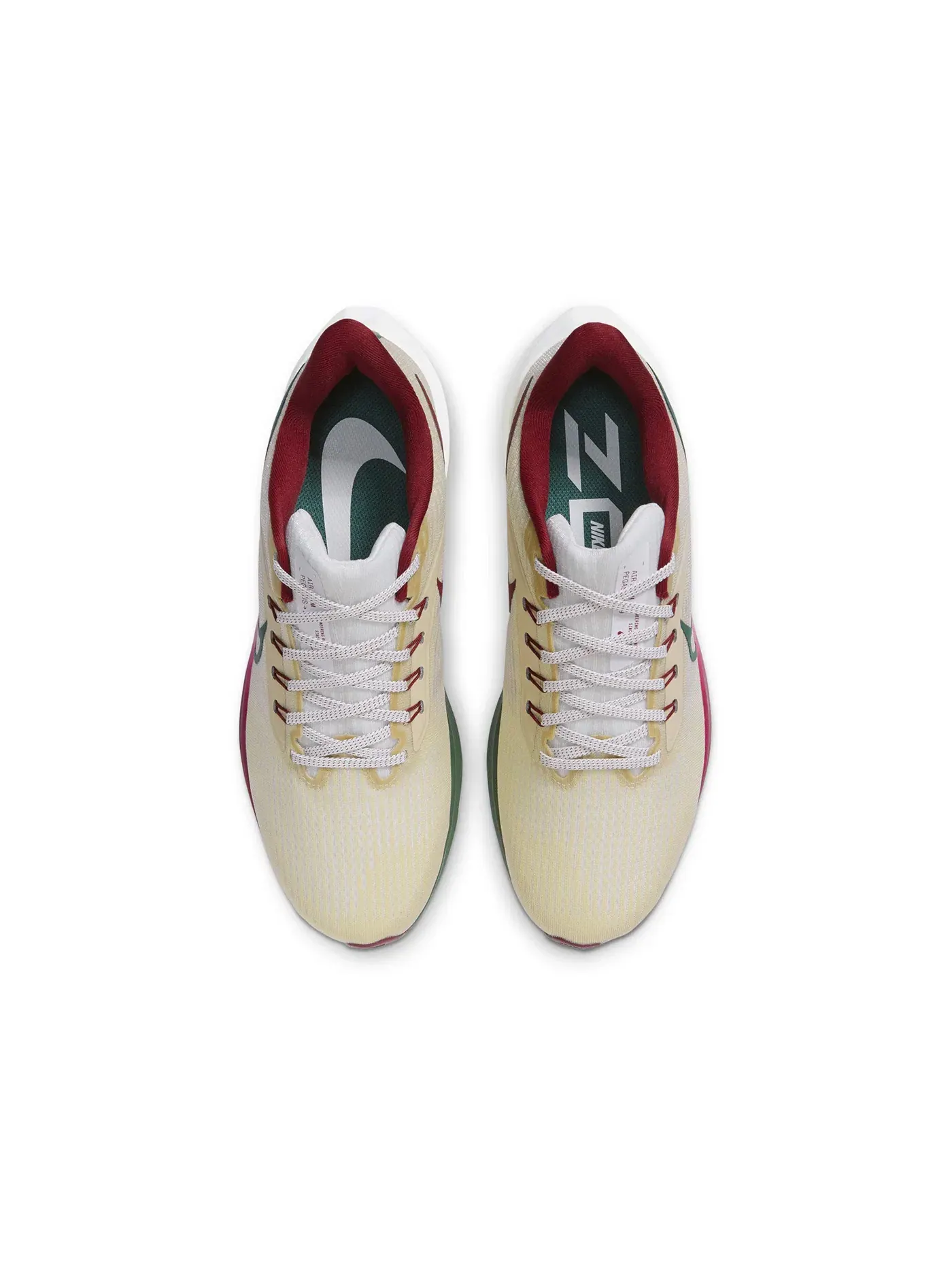 Мужские кроссовки для бега Nike Air Zoom Pegasus 39 Nike — изображение 3 из 3, зеленый--красный