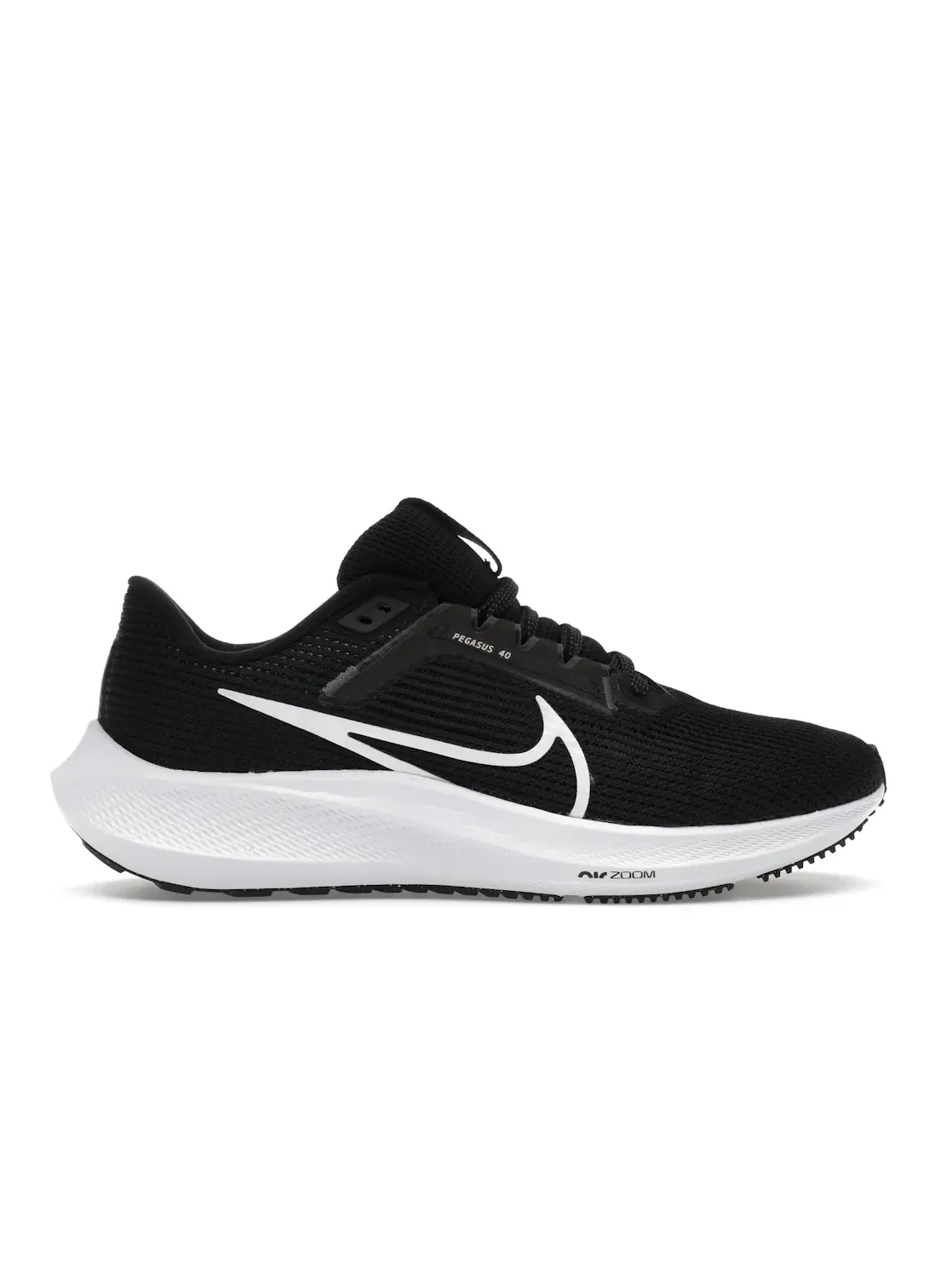 Мужские беговые кроссовки с амортизацией Nike Air Zoom Pegasus 40 Nike — изображение 1 из 4, черный/серый/белый