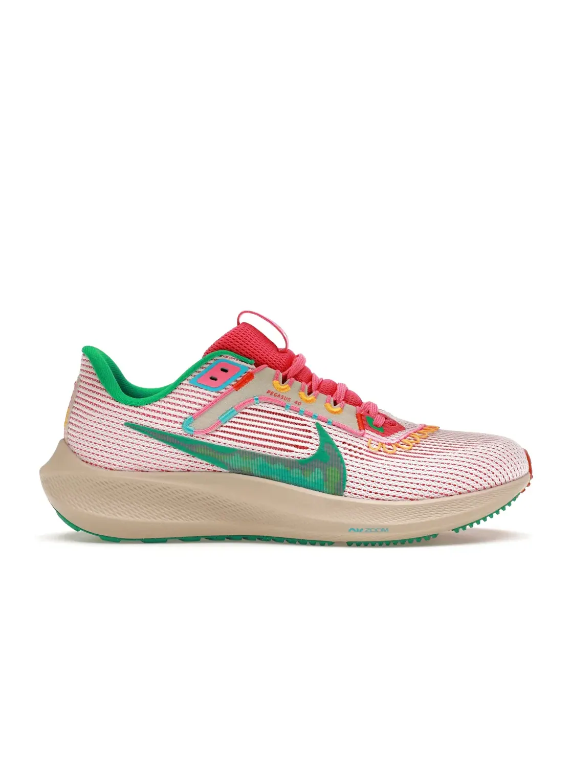 Мужские кроссовки для бега с технологией Zoom Air Nike Air Zoom Pegasus 40 — изображение 1 из 4, зеленый