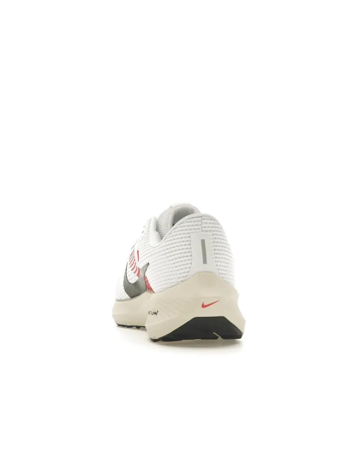 Мужские кроссовки для бега Nike Air Zoom Pegasus 40 — изображение 4 из 4, белый/красный//черный