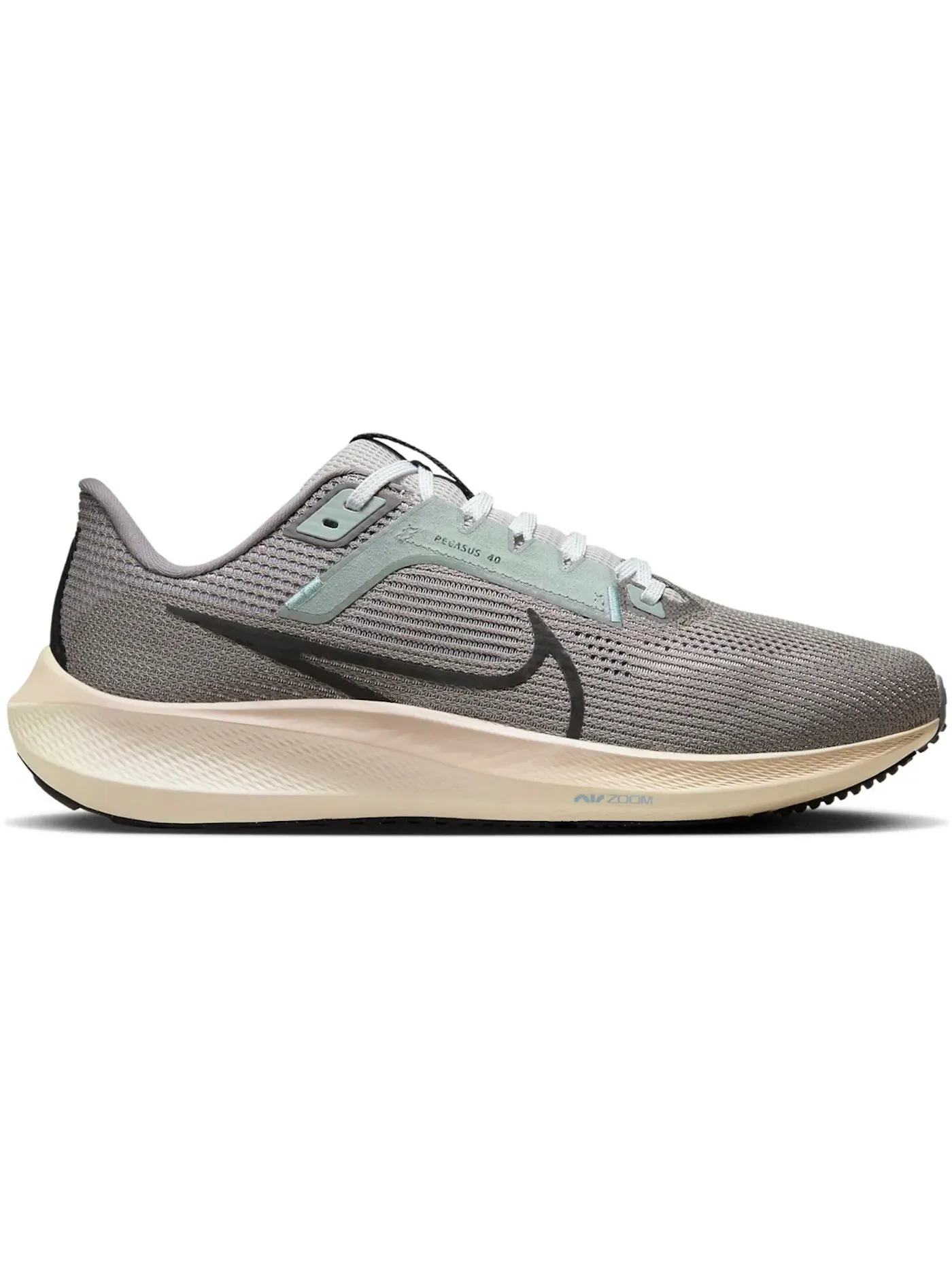 Мужские кроссовки беговые с амортизацией Nike Air Zoom Pegasus 40 Nike — изображение 1 из 1, светлый//зеленый/черный