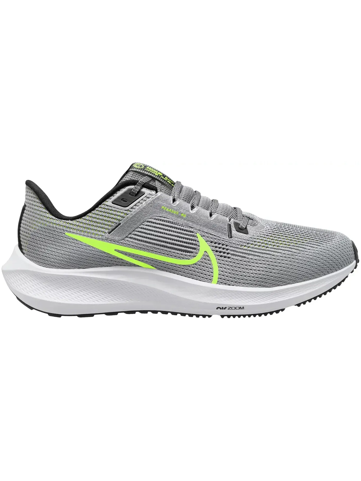 Мужские кроссовки для бега Nike Air Zoom Pegasus 40 Nike — изображение 1 из 1, серый/черный/белый