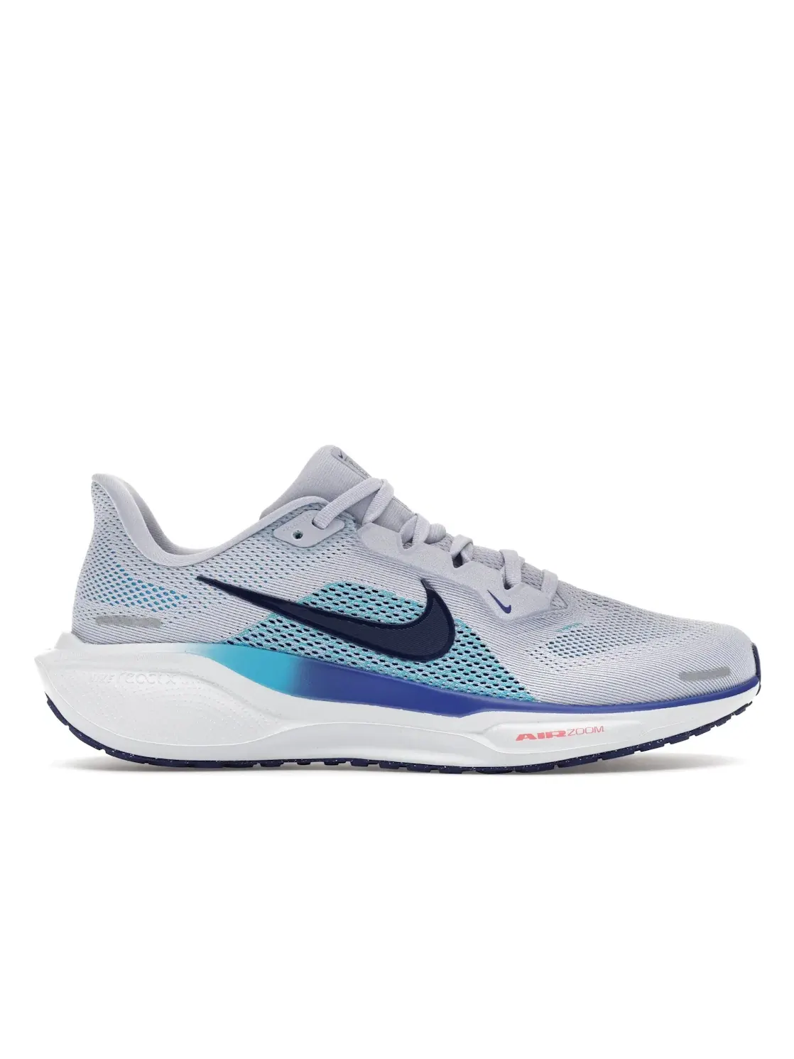 Мужские кроссовки с амортизацией Nike Air Zoom Pegasus 41 Nike — изображение 1 из 4, серый/глубокий/синий