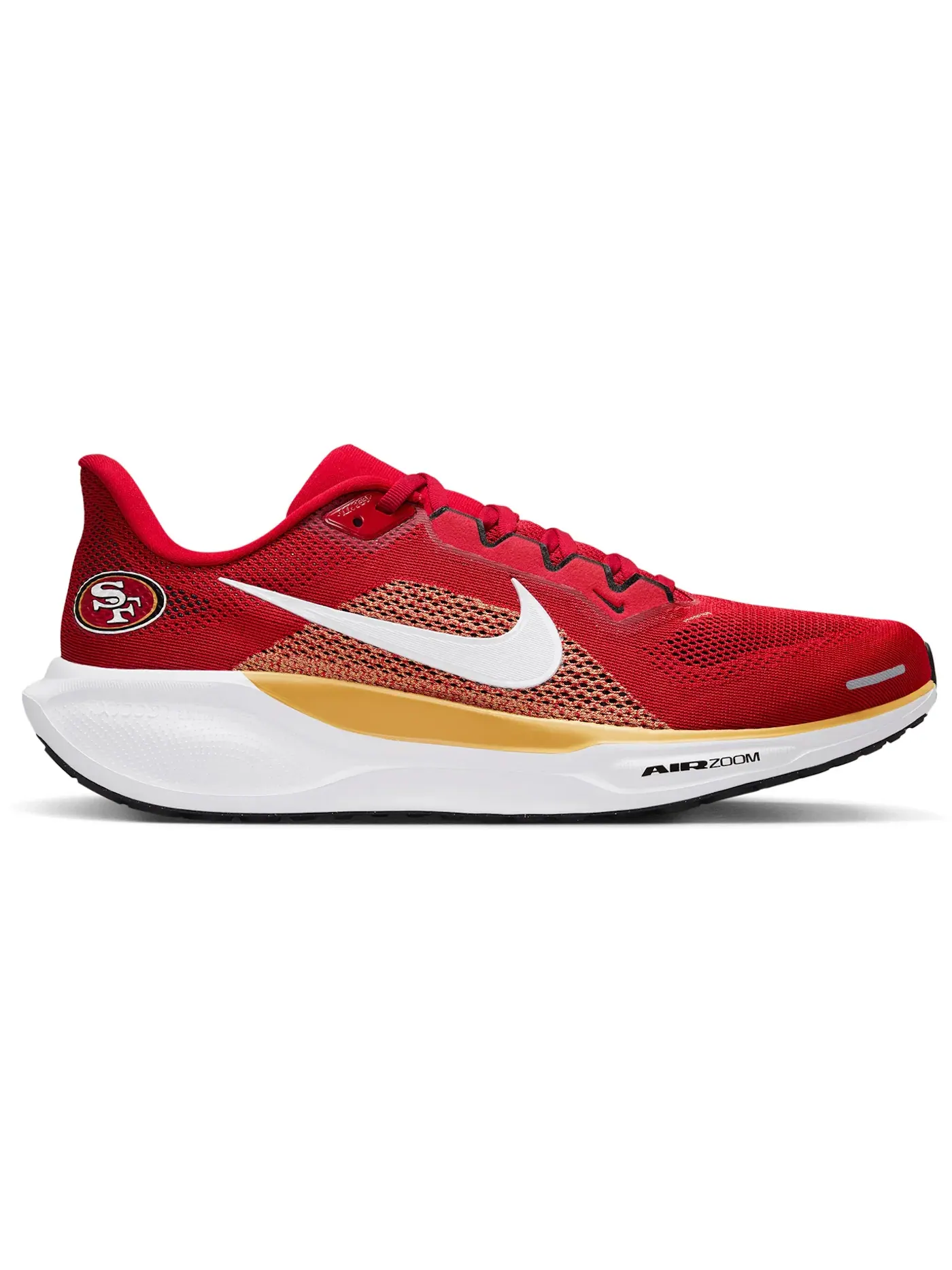 Мужские кроссовки для бега Nike Air Zoom Pegasus 41 — изображение 1 из 1, красный/золотистый/белый