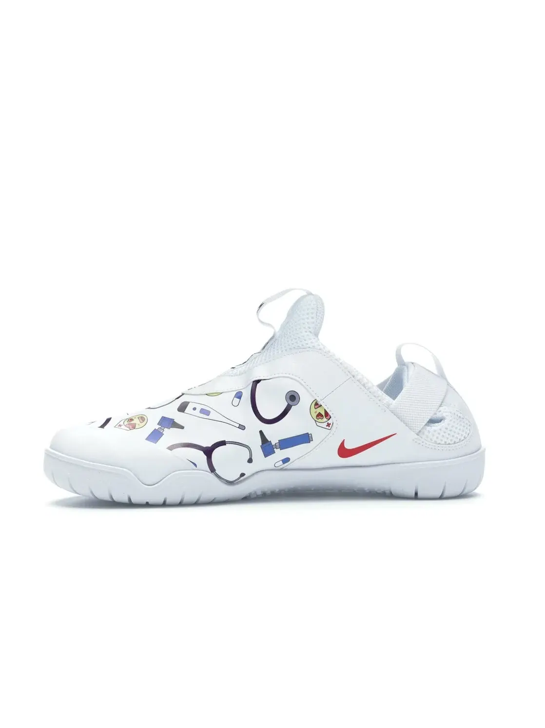 Мужские кроссовки Lifestyle Nike Air Zoom Pulse — изображение 3 из 4, белый/белый-красный
