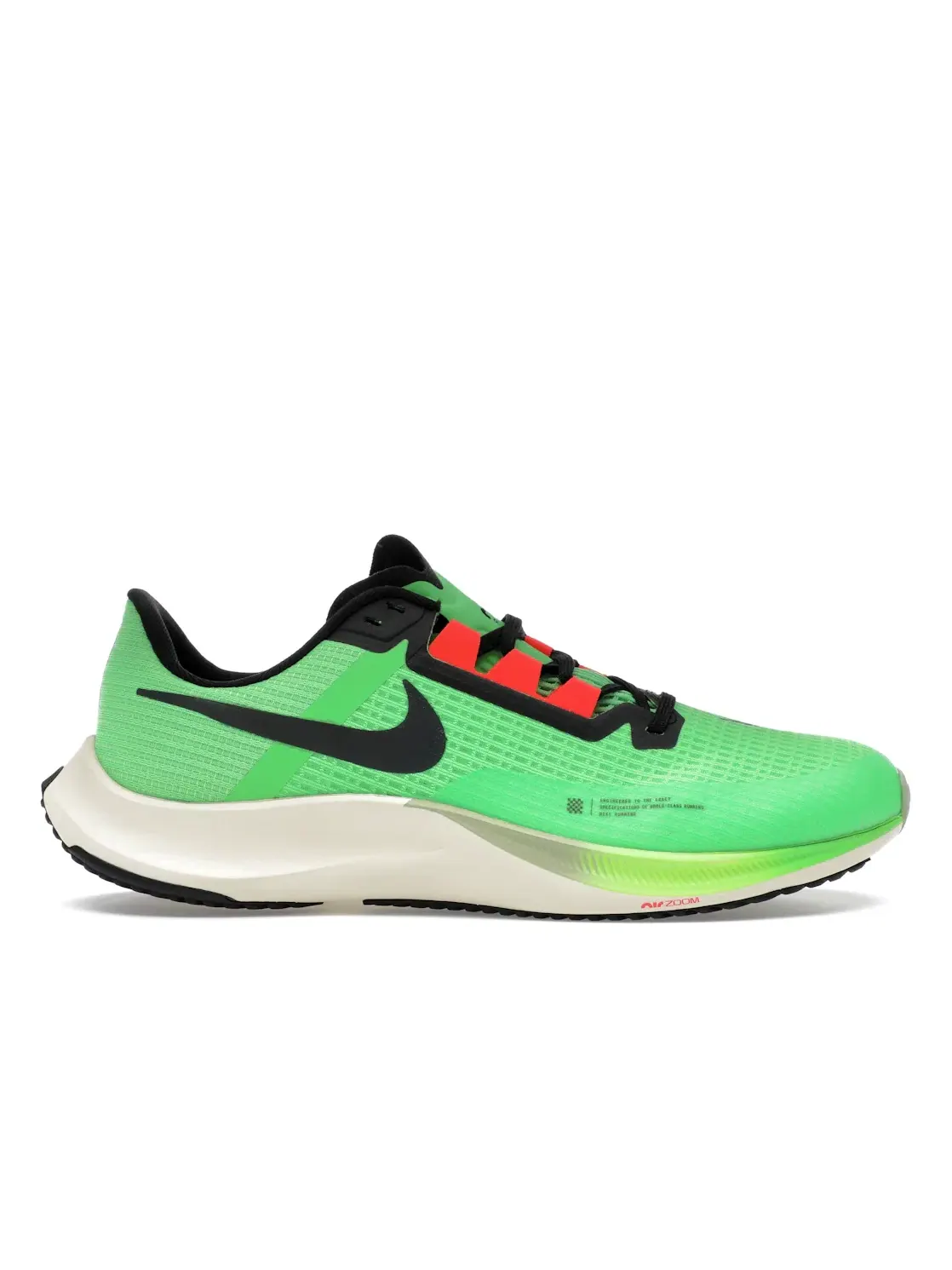 Мужские кроссовки для бега Nike Air Zoom Rival Fly 3 — изображение 1 из 4, зеленый/черный//яркий