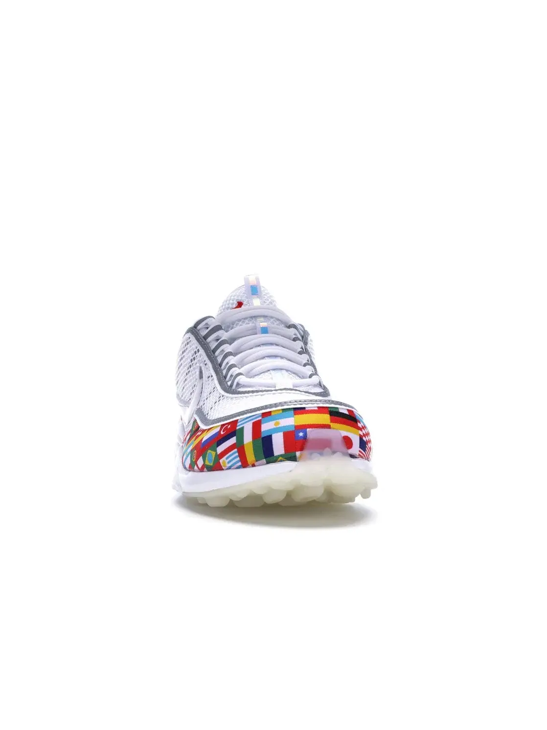 Мужские кроссовки с принтом флагов Nike Air Zoom Spiridon 16 — изображение 2 из 4, белый/мульти