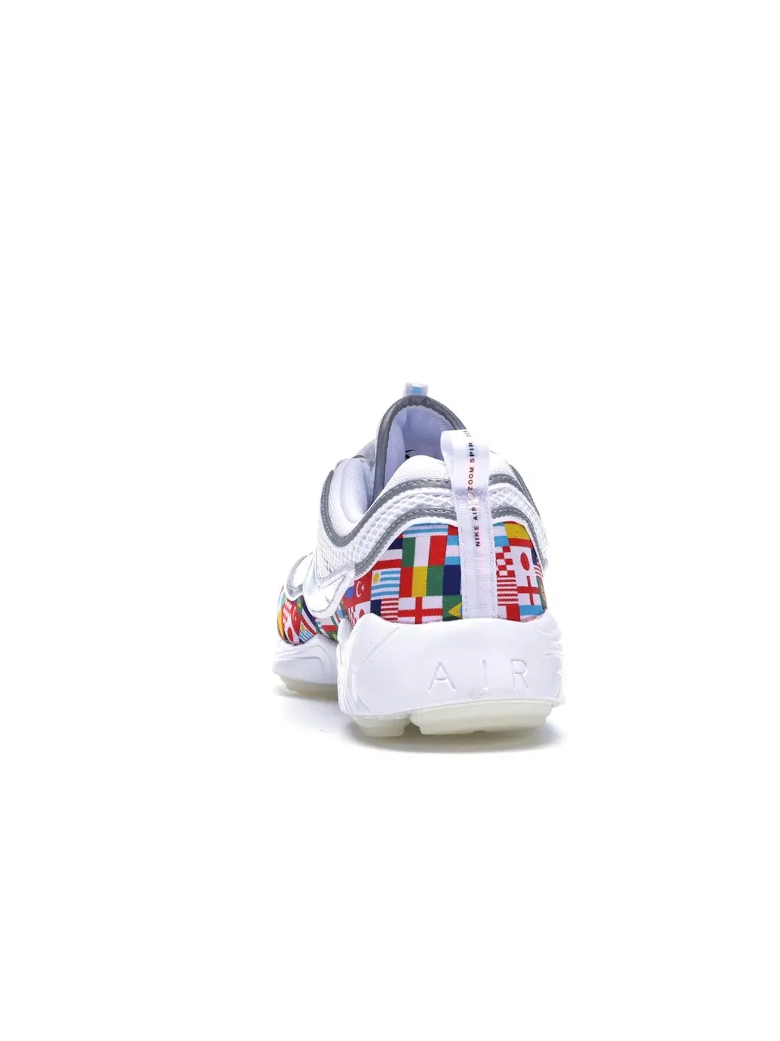 Мужские кроссовки с принтом флагов Nike Air Zoom Spiridon 16 — изображение 4 из 4, белый/мульти