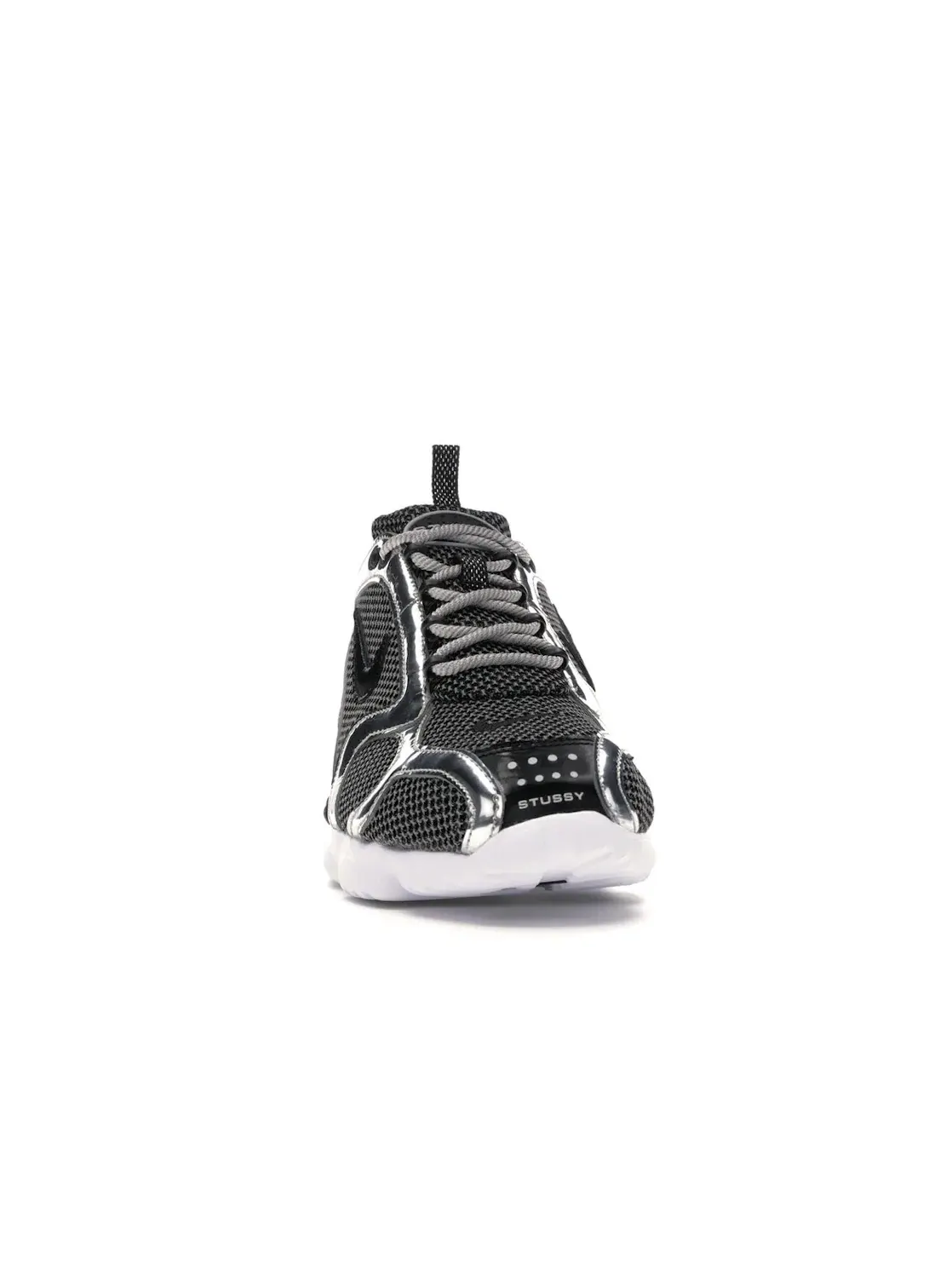 Мужские кроссовки Lifestyle Nike Air Zoom Spiridon Cage 2 Stussy — изображение 2 из 4, платиновый/черный-белый