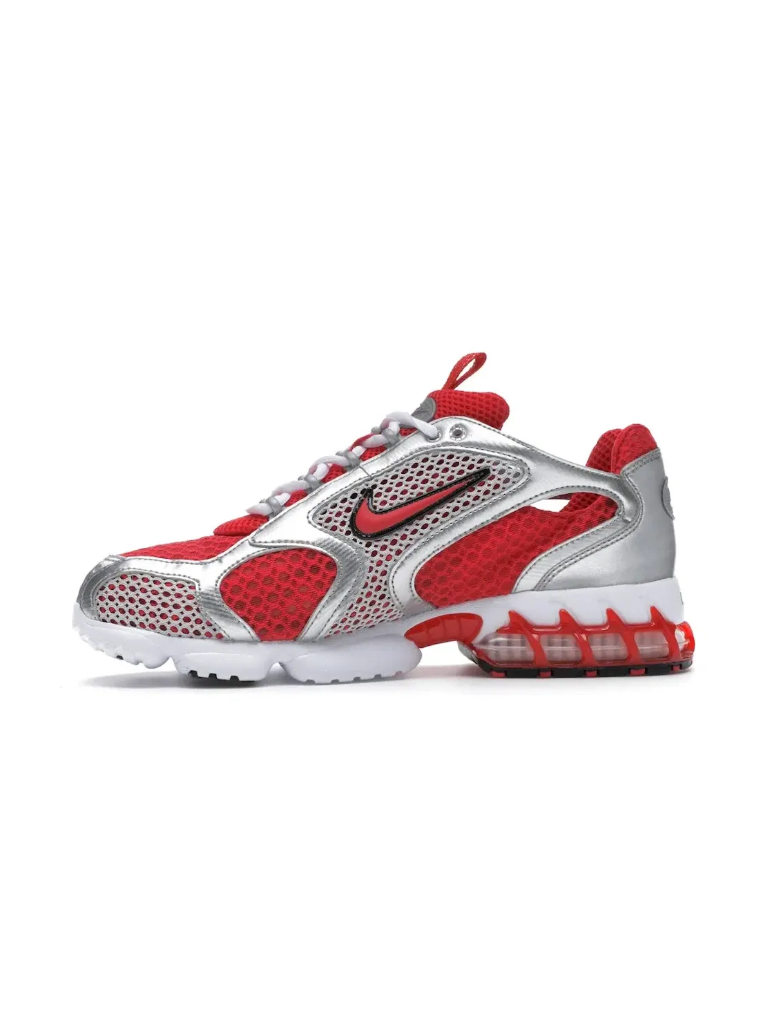 Мужские кроссовки с сетчатым верхом Nike Air Zoom Spiridon — изображение 3 из 4, красный/красный