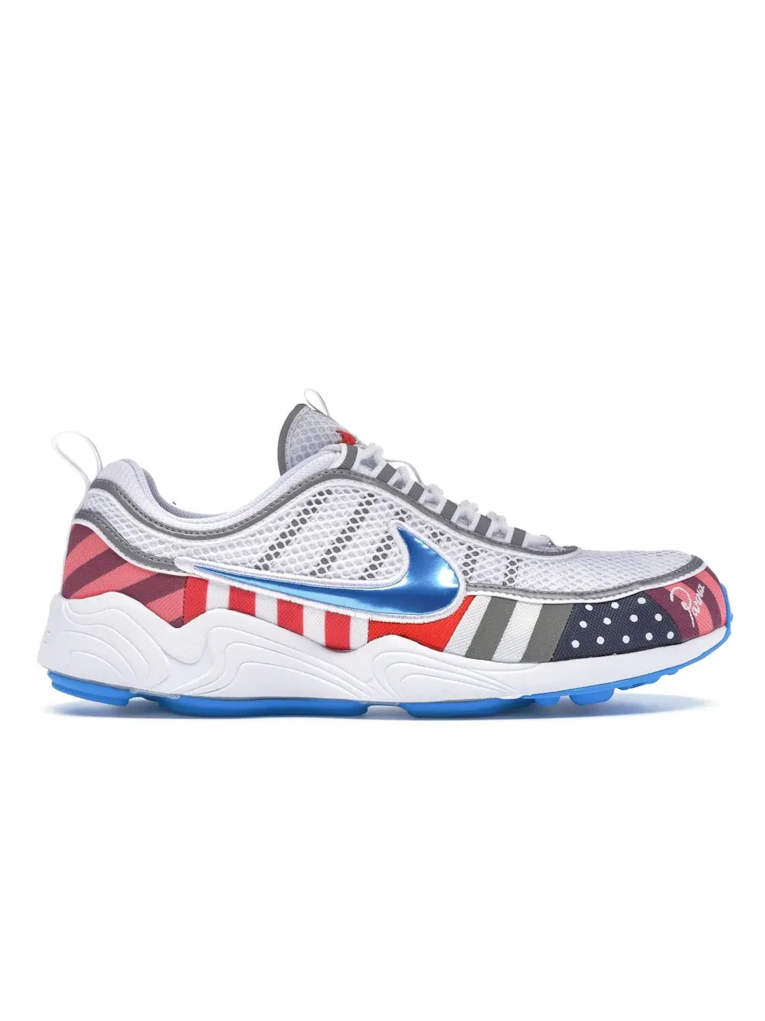 Мужские кроссовки Lifestyle Nike Air Zoom Spiridon Parra — изображение 1 из 4, белый/мульти