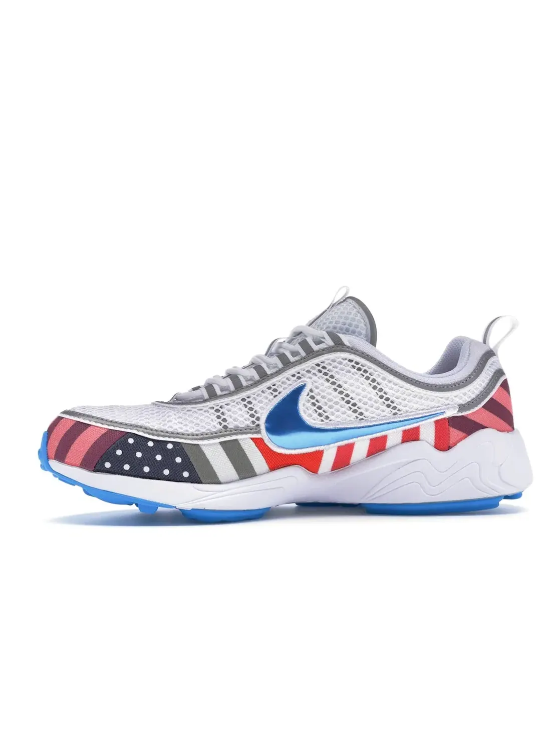 Мужские кроссовки Lifestyle Nike Air Zoom Spiridon Parra — изображение 3 из 4, белый/мульти