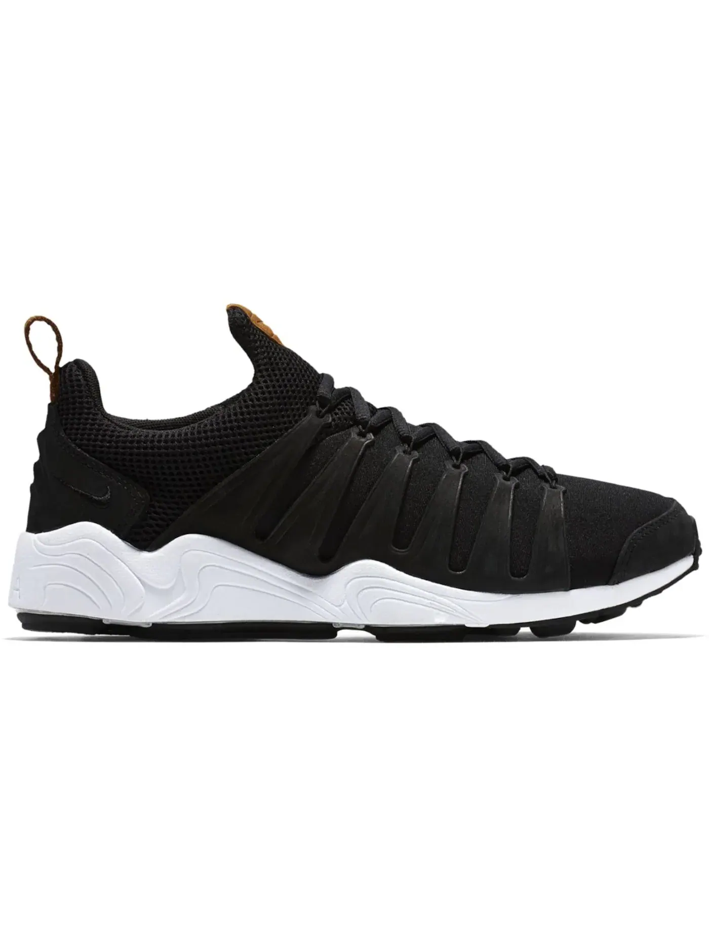 Мужские кроссовки Lifestyle Nike Air Zoom Spirimic — изображение 1 из 1, черный/черный-белый