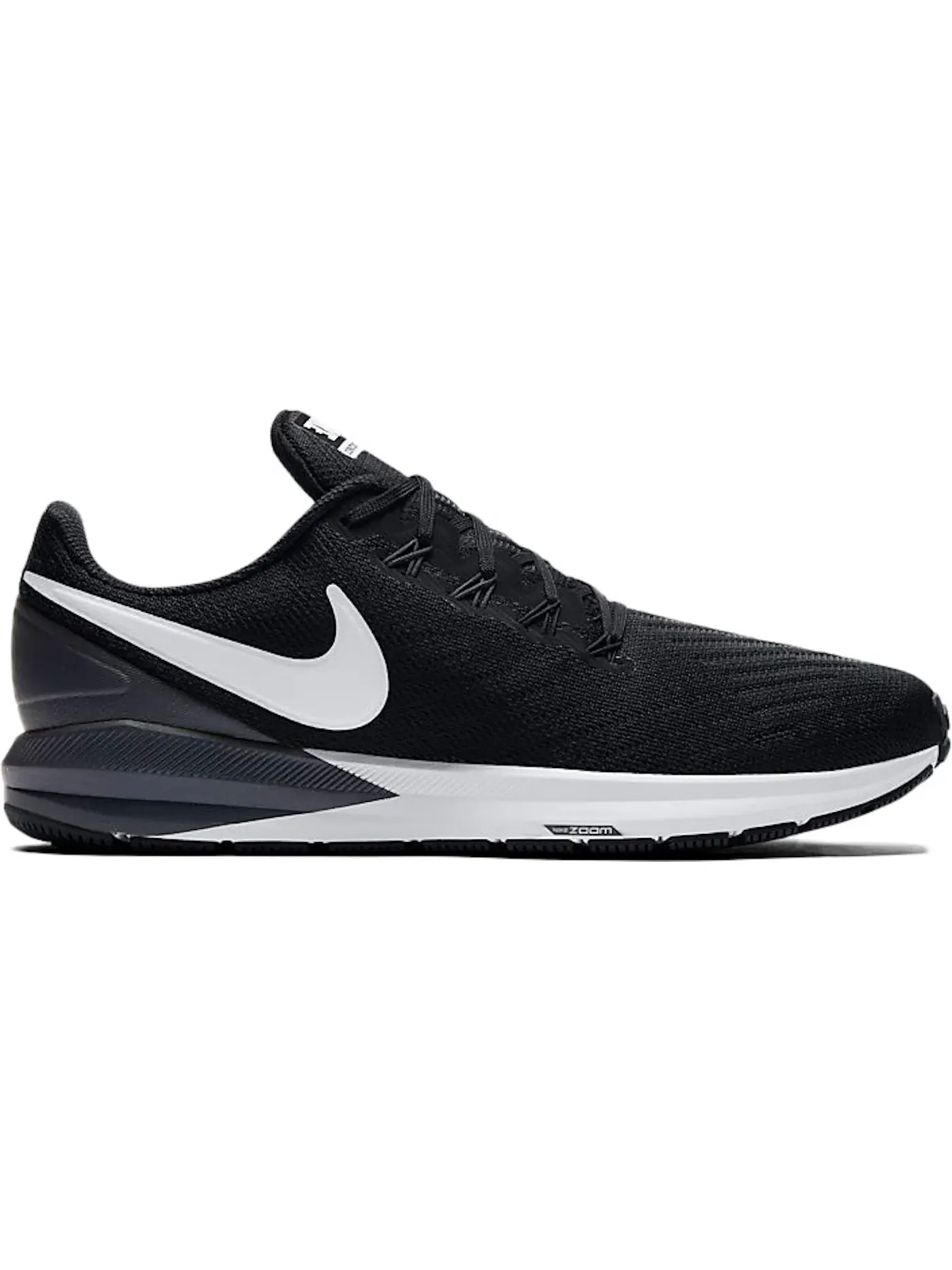 Мужские кроссовки для бега Nike Air Zoom Structure 22 — изображение 1 из 1, черный белый