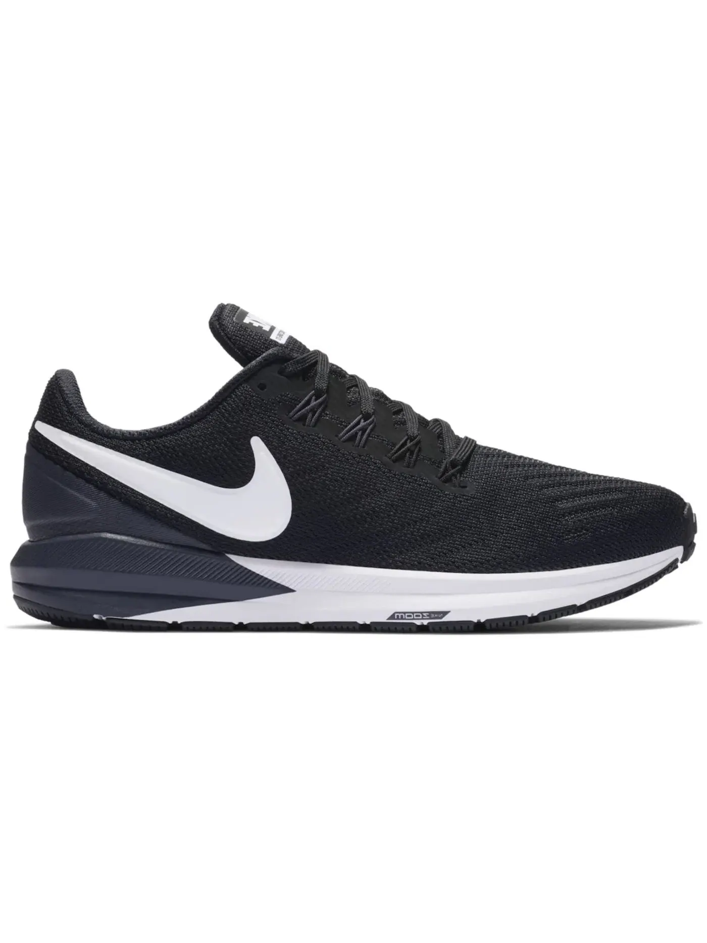 Женские кроссовки для бега Nike Air Zoom Structure 22 — изображение 1 из 1, черный/белый