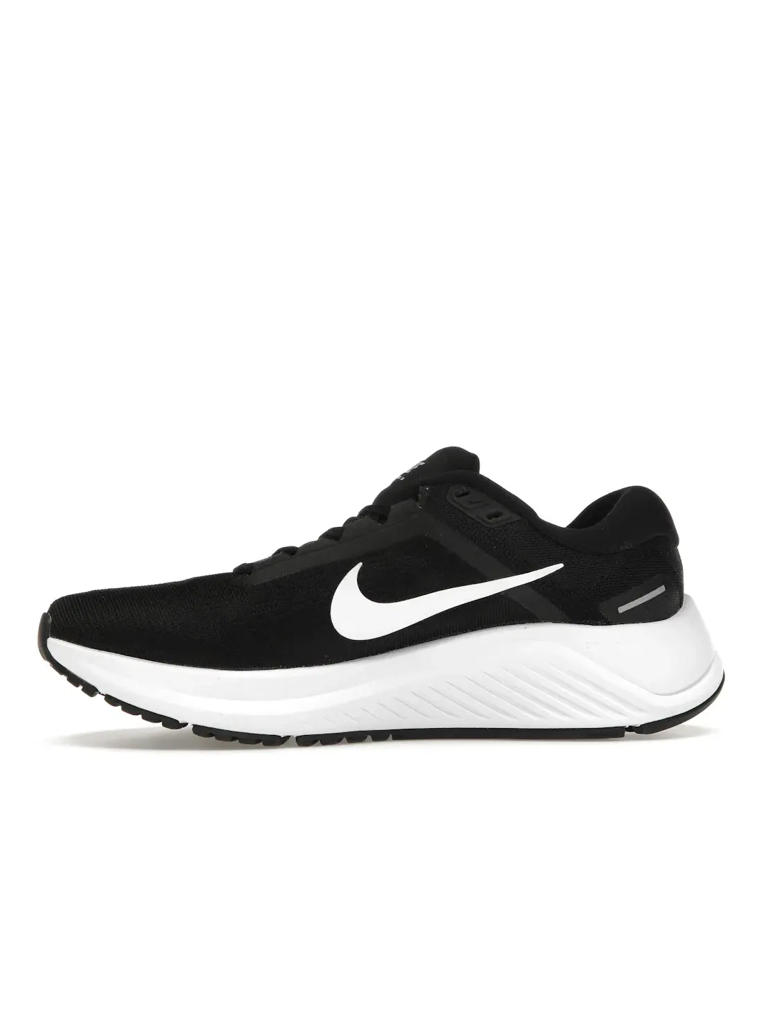 Женские кроссовки для бега Nike Air Zoom Structure 24 — изображение 3 из 4, черный/белый