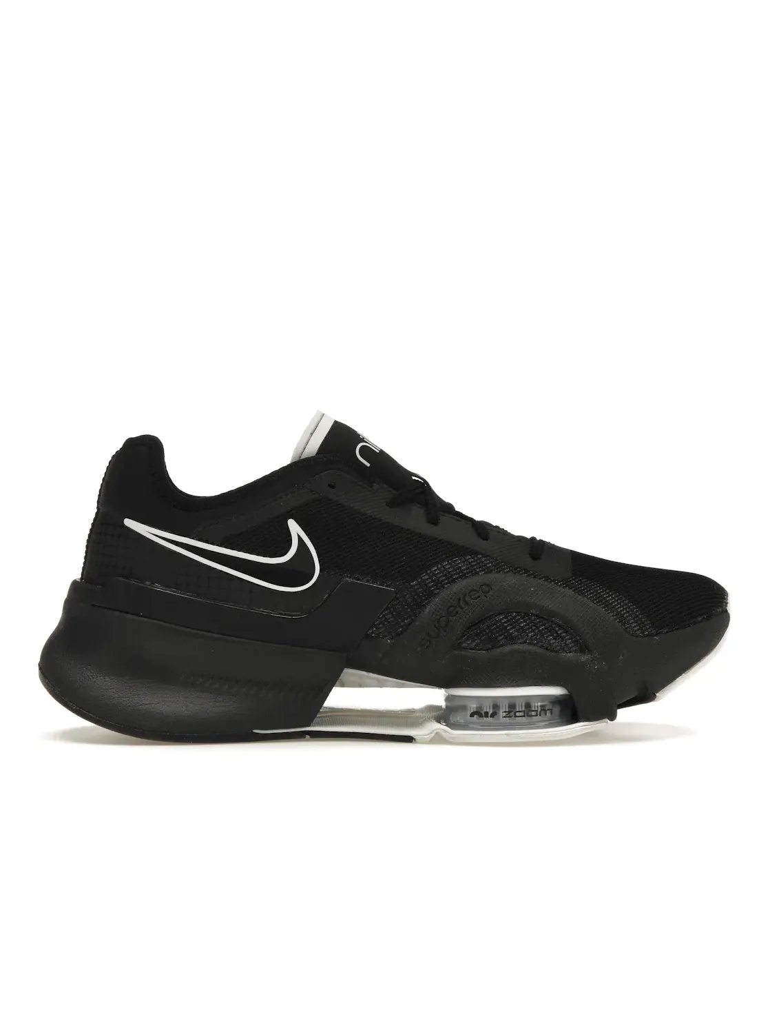 Женские кроссовки для фитнеса Nike Air Zoom SuperRep 3 — изображение 1 из 4, черный/черный//белый