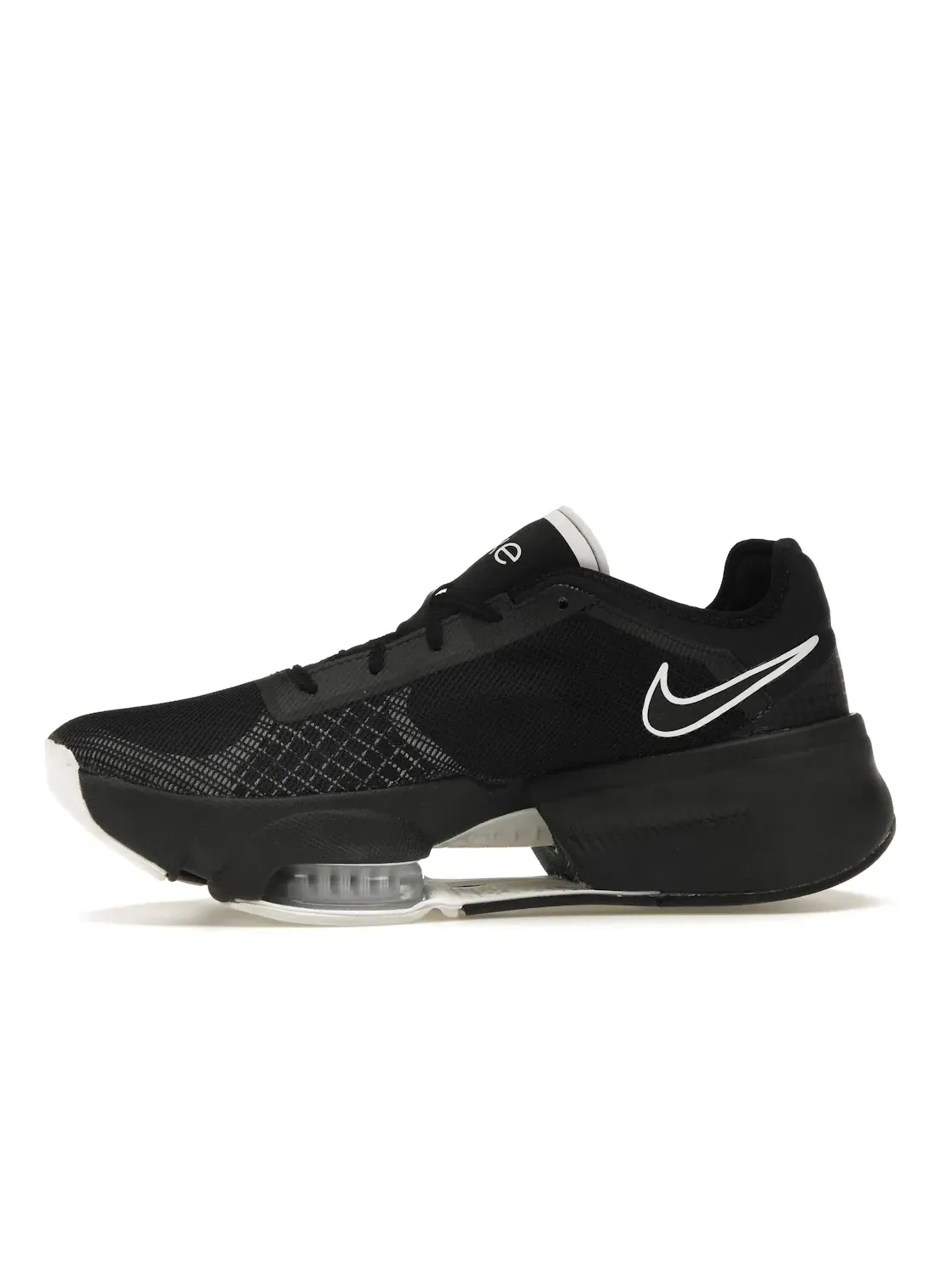 Женские кроссовки для фитнеса Nike Air Zoom SuperRep 3 — изображение 3 из 4, черный/черный//белый