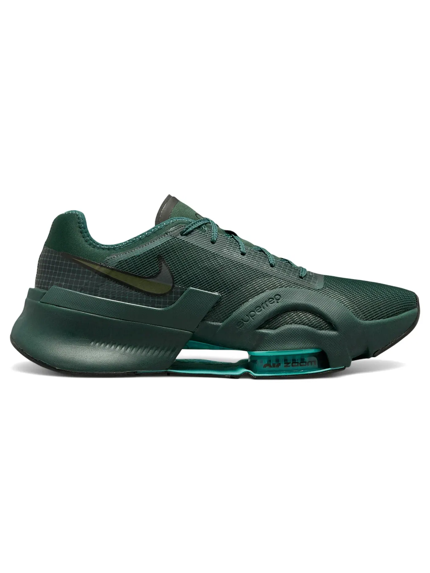 Мужские кроссовки для фитнеса Nike Air Zoom SuperRep 3 — изображение 1 из 1, зеленый//черный/мульти