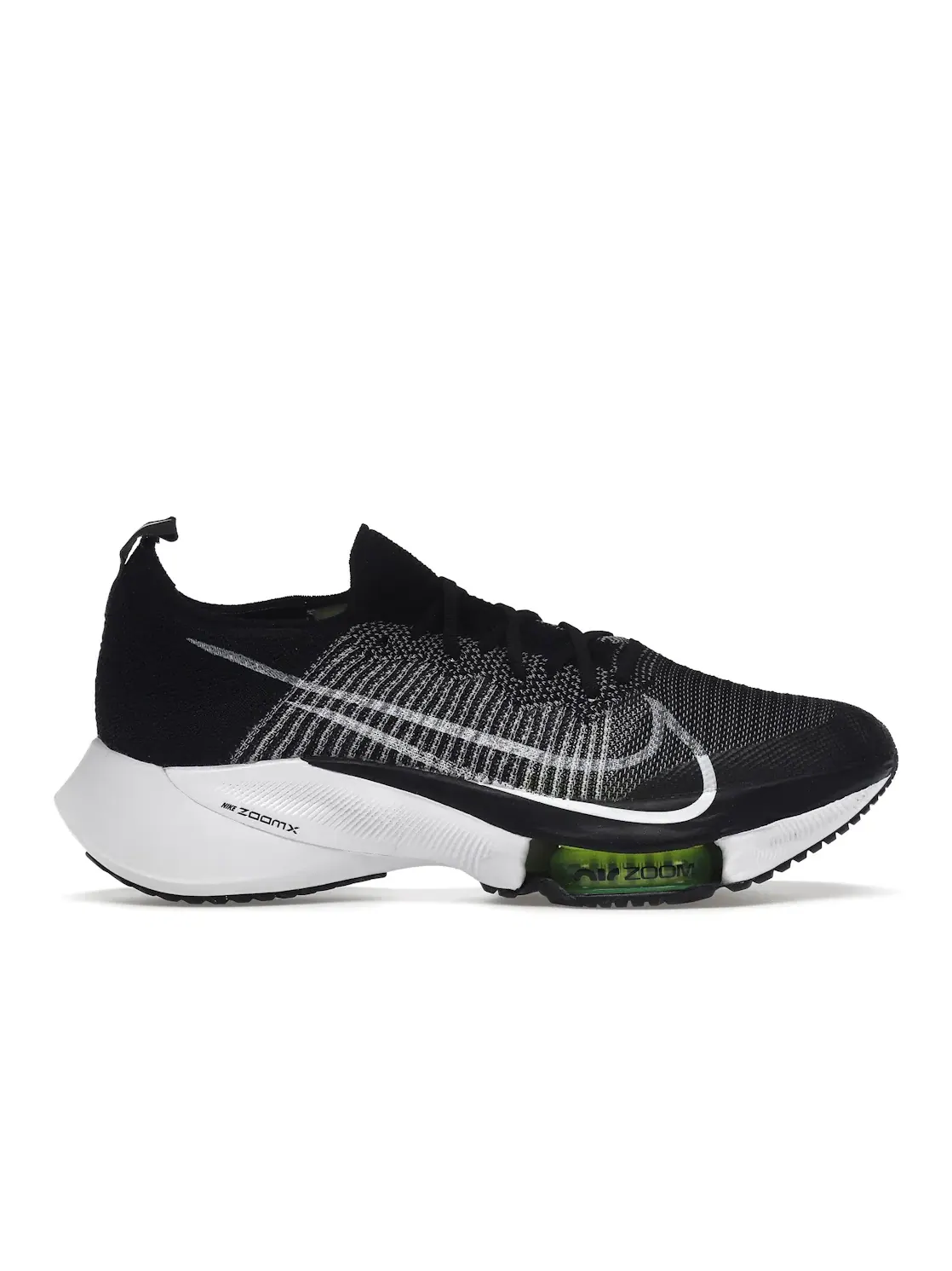 Мужские кроссовки для бега с амортизацией Nike Air Zoom Tempo Next% Flyknit Nike — изображение 1 из 4, черный/-белый