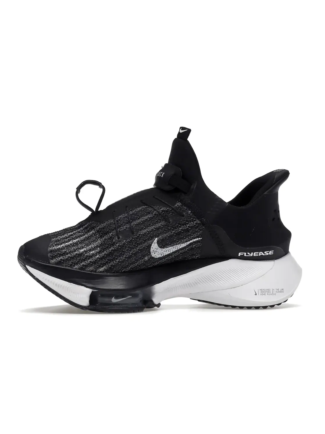 Женские кроссовки с системой FlyEase Nike Air Zoom Tempo Next% FlyEase — изображение 3 из 4, черный/белый