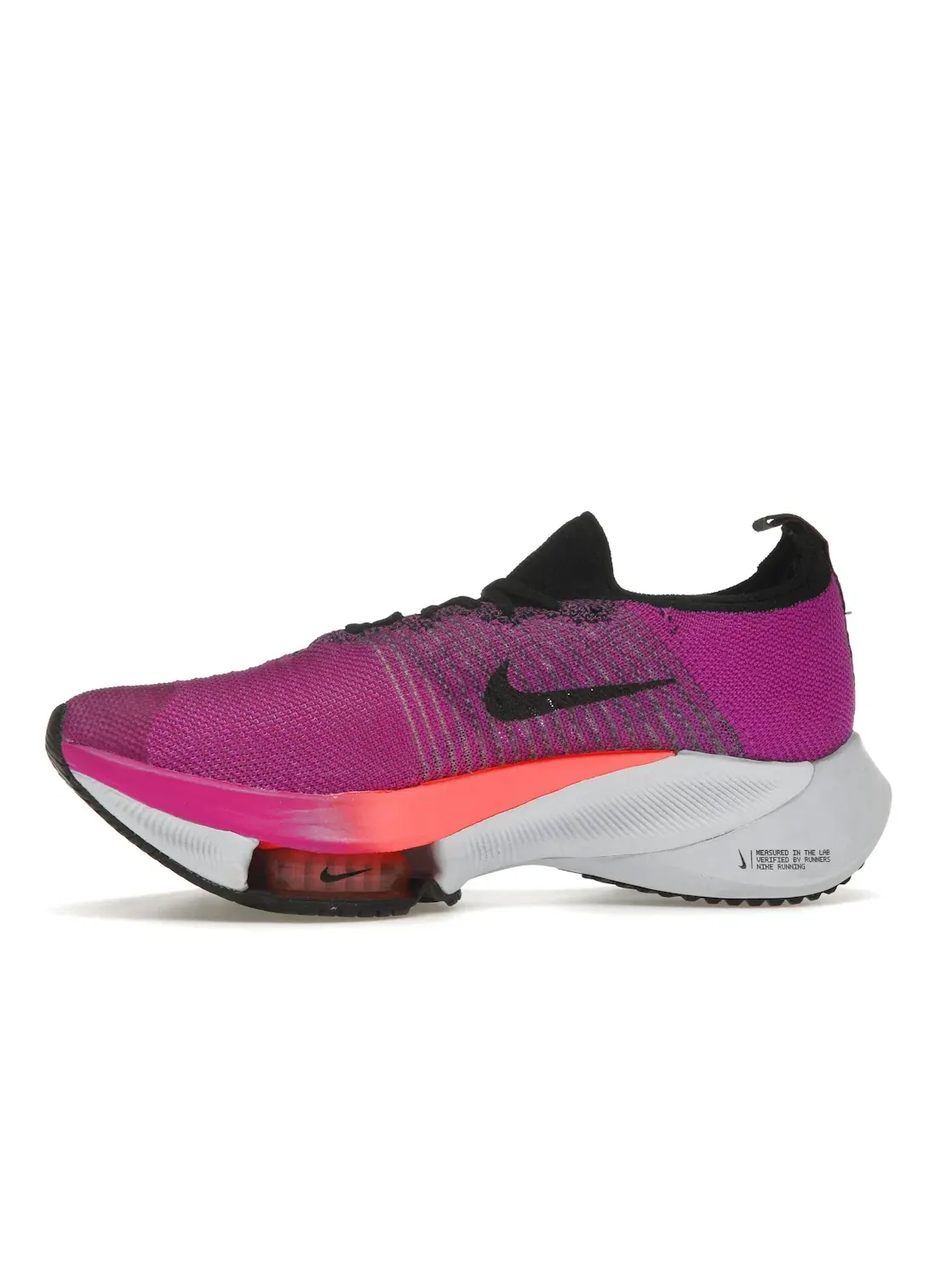 Женские кроссовки для бега Nike Air Zoom Tempo Next% Flyknit — изображение 3 из 4, фиолетовый/черный--серый