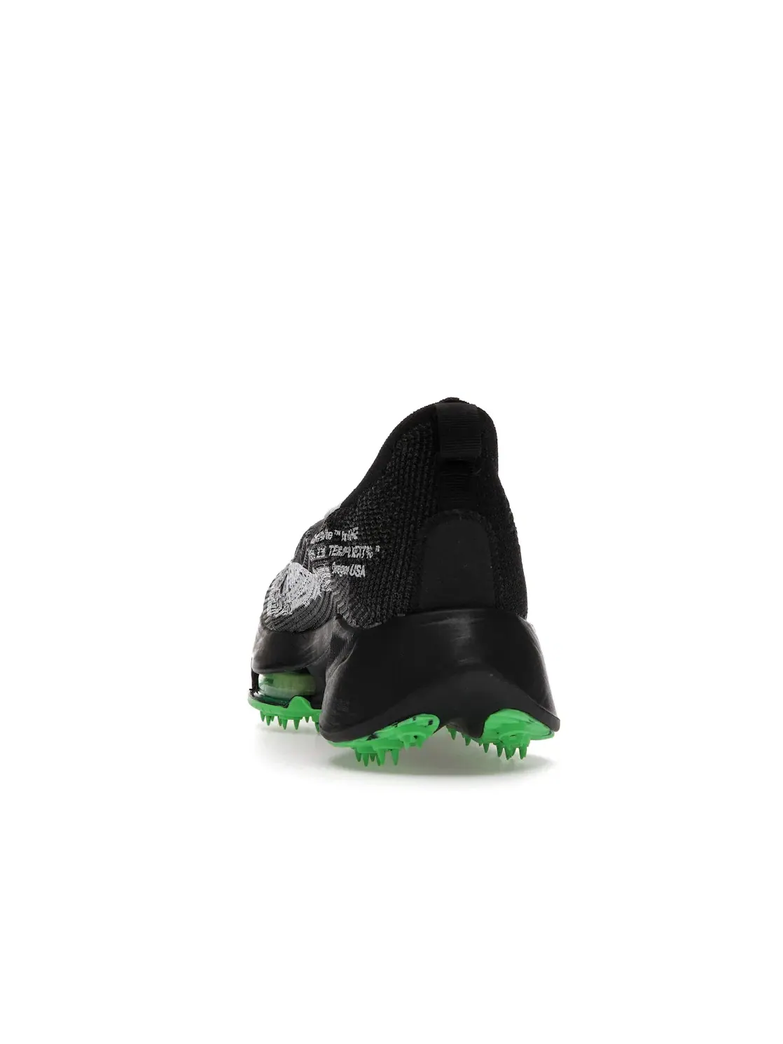 Мужские кроссовки с деконструированным дизайном Nike Air Zoom Tempo Next% Flyknit — изображение 4 из 4, черный/белый-зеленый