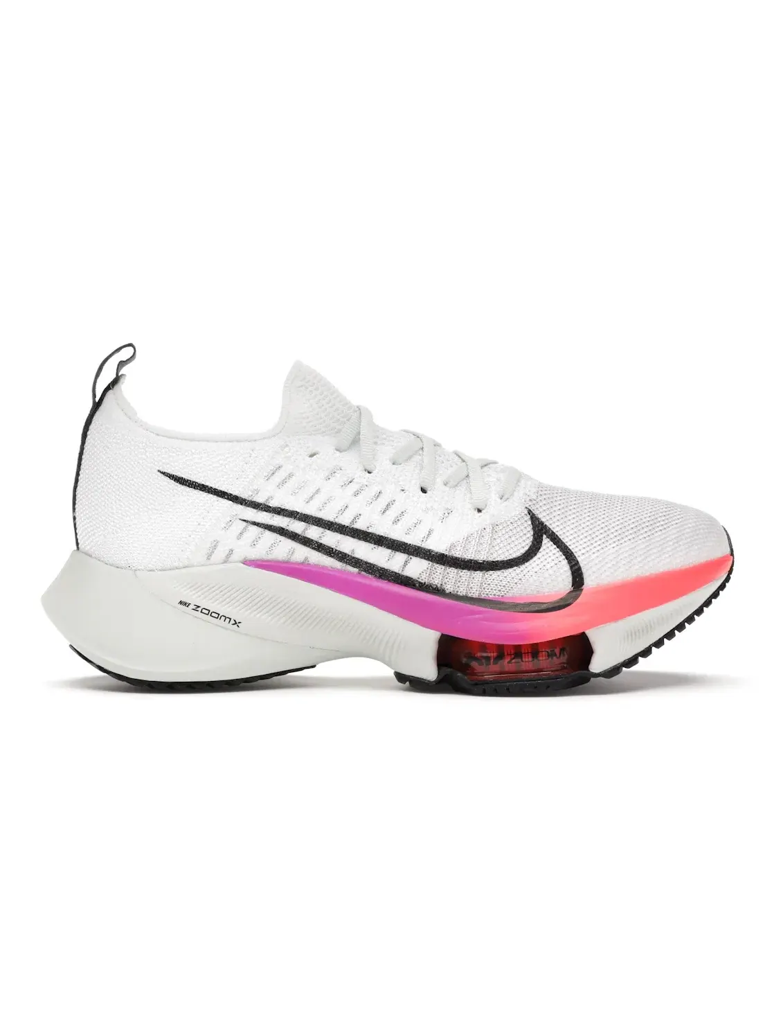 Женские кроссовки для бега Nike Air Zoom Tempo Next% Flyknit — изображение 1 из 4, белый фиолетовый черный
