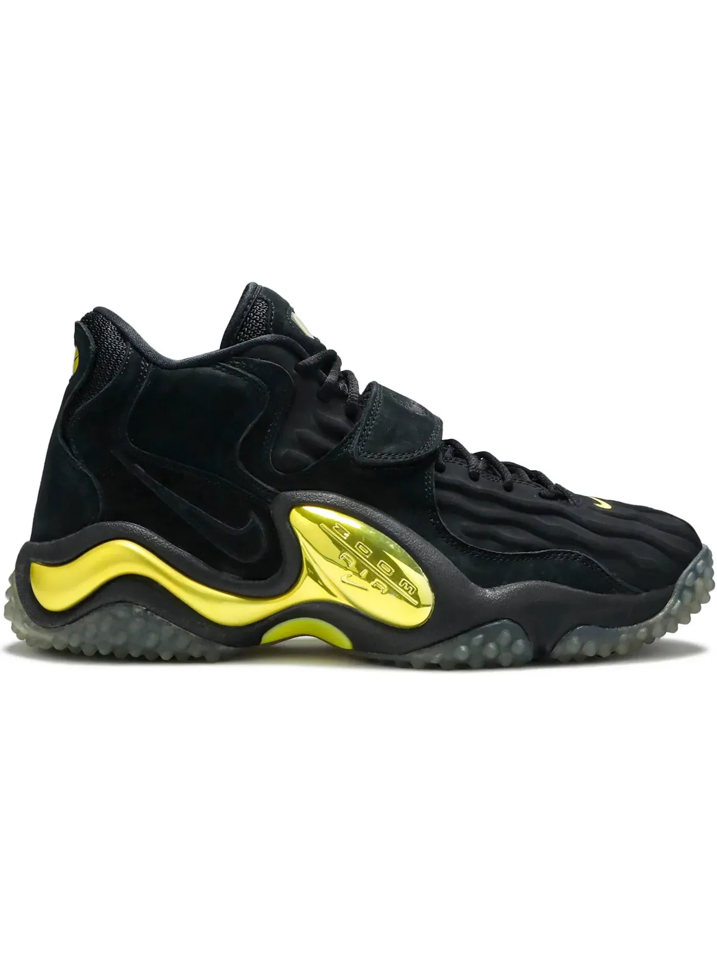 Мужские кроссовки с кроссовочным верхом Nike Air Zoom Turf Jet 97 Nike — изображение 1 из 1, черный/черный-желтый