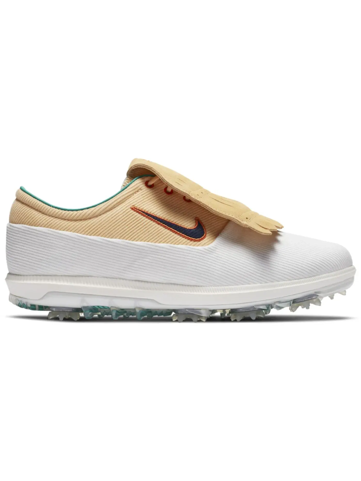 Мужские гольф-туфли с шипами Nike Air Zoom Victory Tour Golf NRG — изображение 1 из 1, зеленый/золотистый