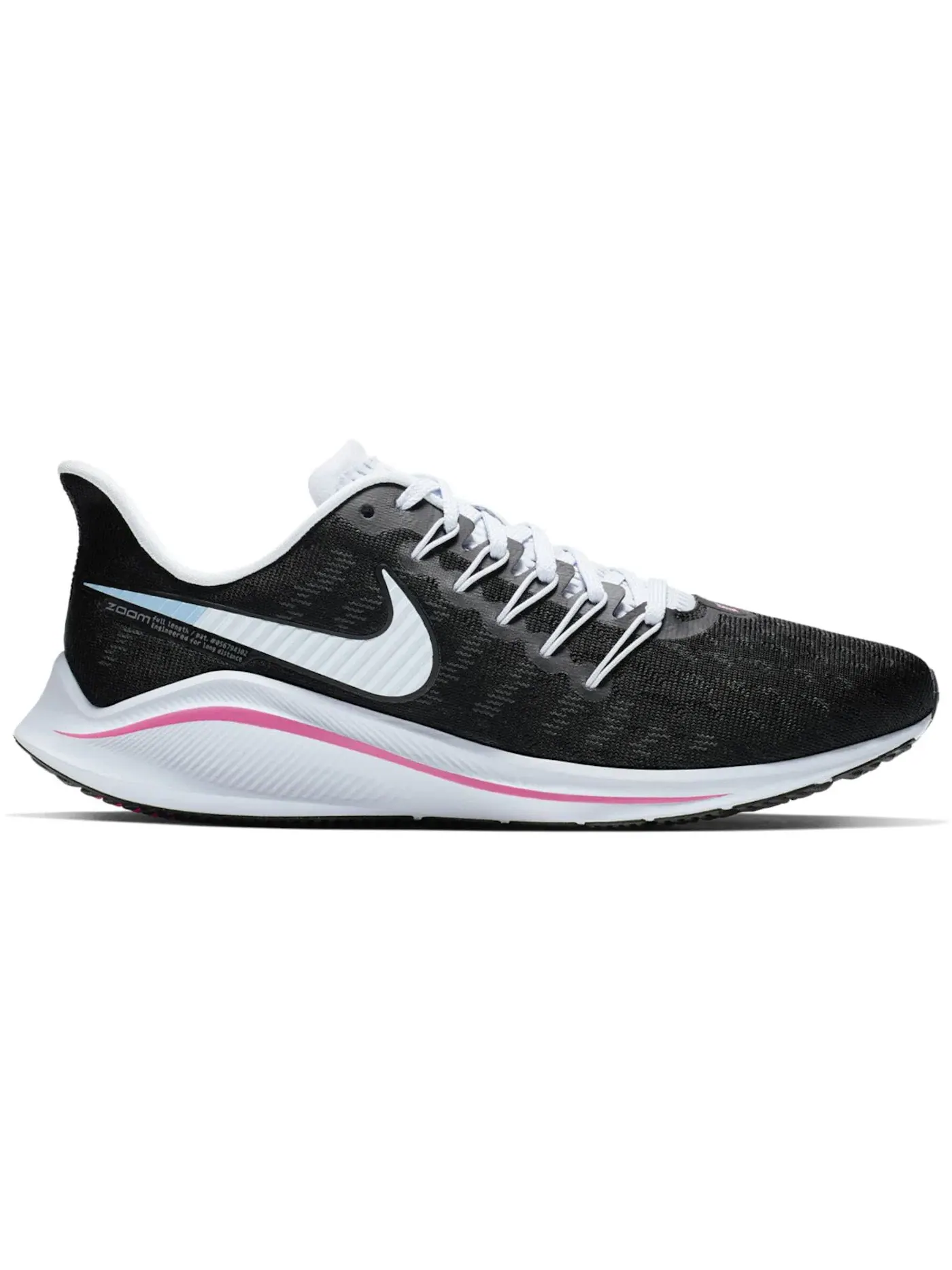 Женские кроссовки для бега Nike Air Zoom Vomero 14 — изображение 1 из 1, черный/розовый-серый