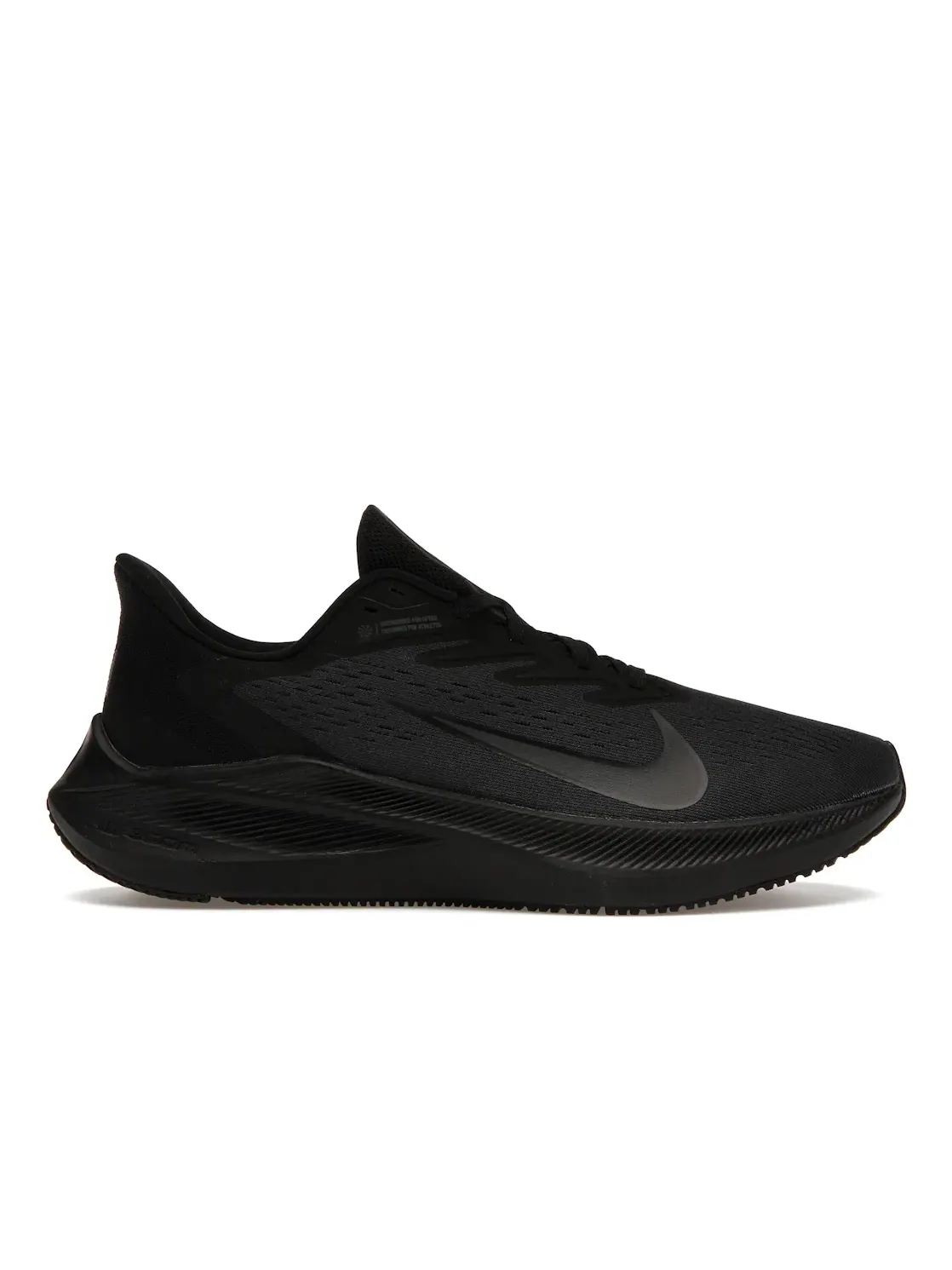 Мужские кроссовки Lifestyle Nike Air Zoom Winflo 7 Nike — изображение 1 из 4, черный//черный