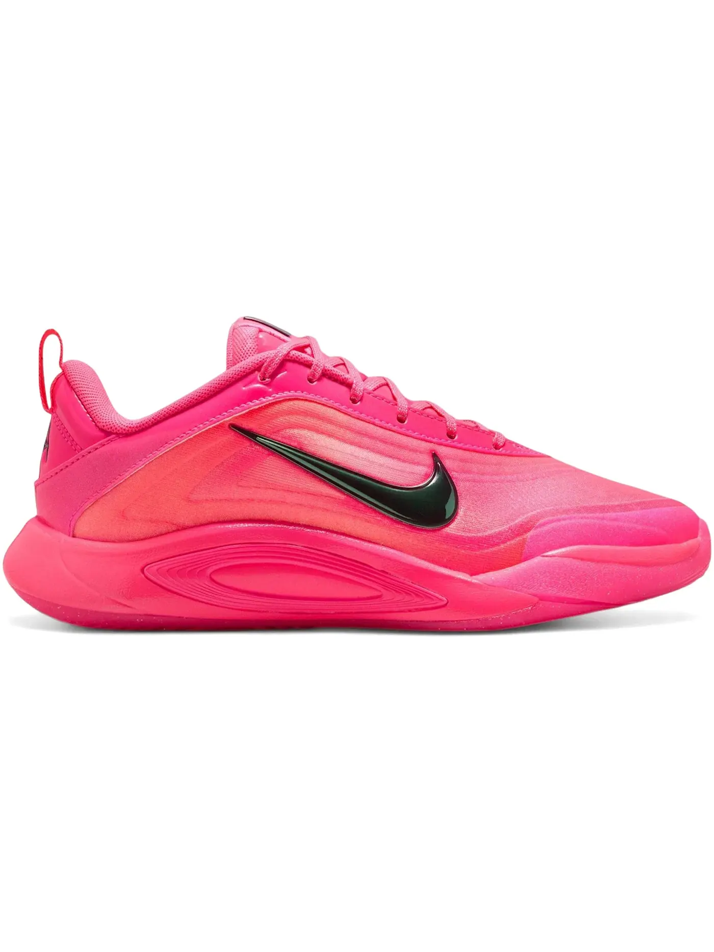 Детские кроссовки для девочек баскетбольные Nike A'ja Wilson A'One — изображение 1 из 1, розовый/черный/розовый
