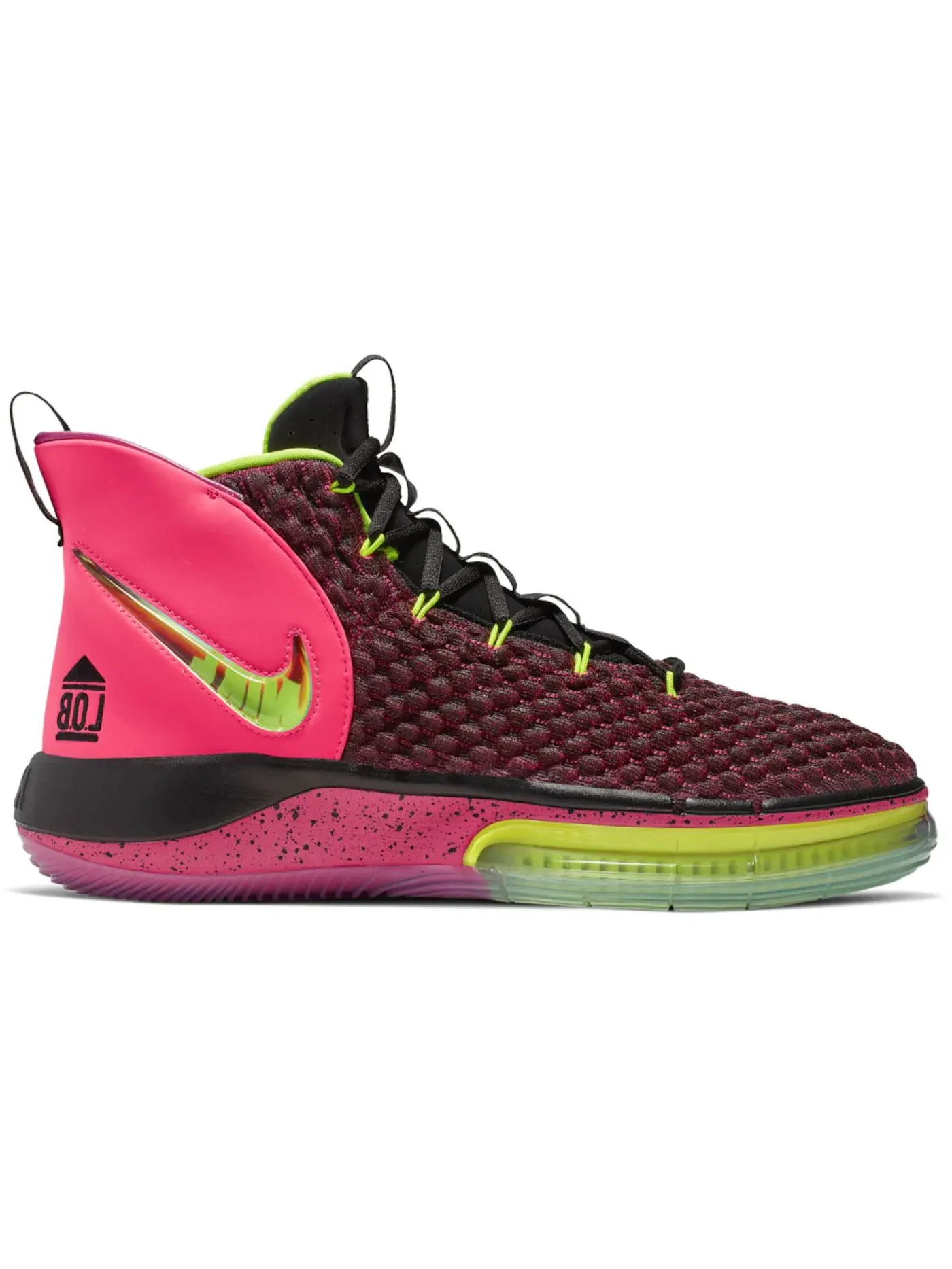 Мужские кроссовки для баскетбола Nike Alphadunk EP Nike — изображение 1 из 1, розовый//черный
