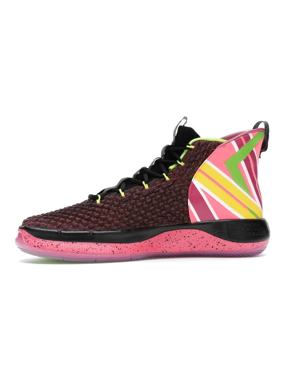 Мужские кроссовки для баскетбола Nike Alphadunk Nike — изображение 3 из 4, розовый/-черный