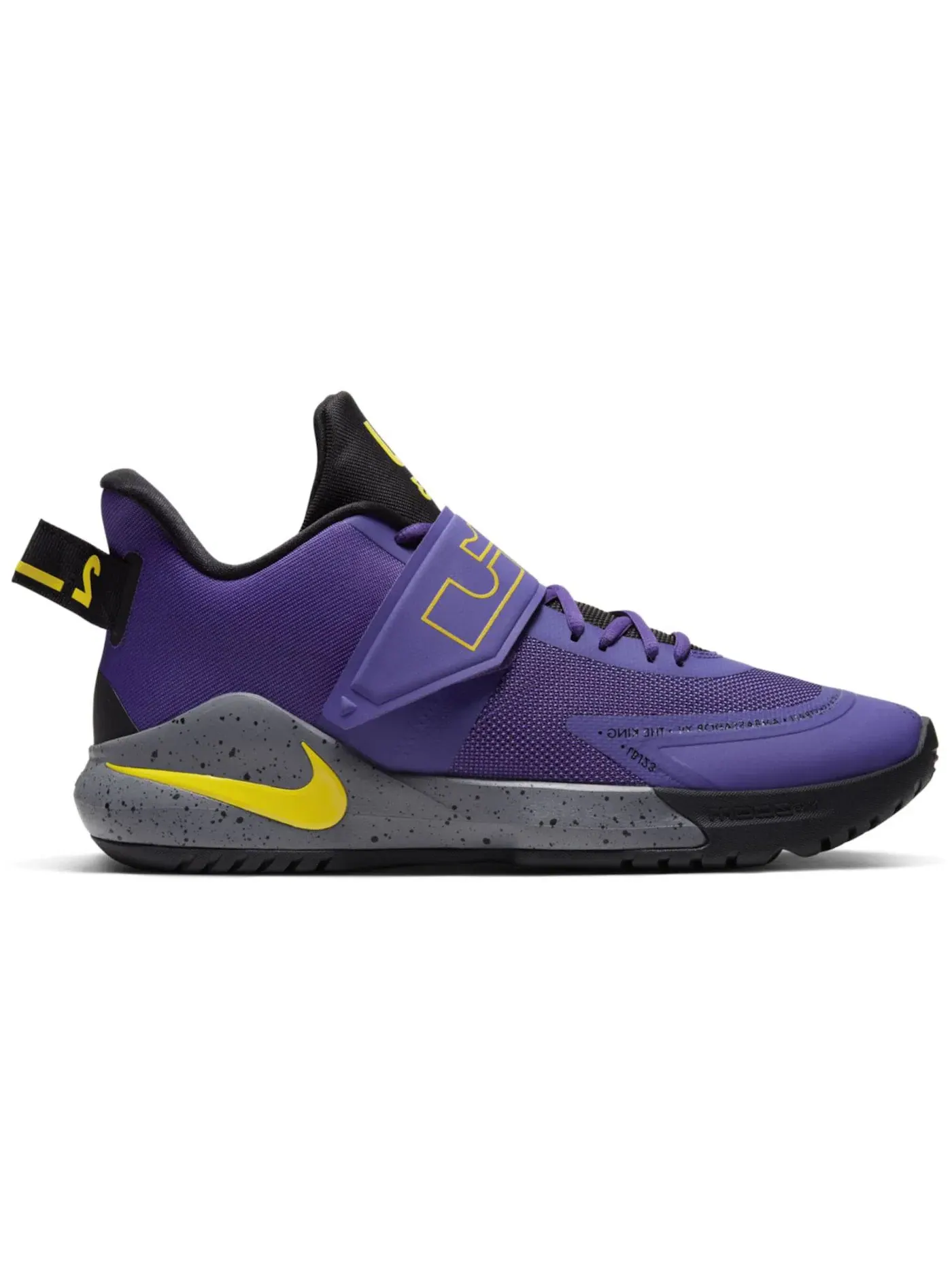 Мужские кроссовки для баскетбола Nike Ambassador 12 Nike — изображение 1 из 1, фиолетовый//черный/серый