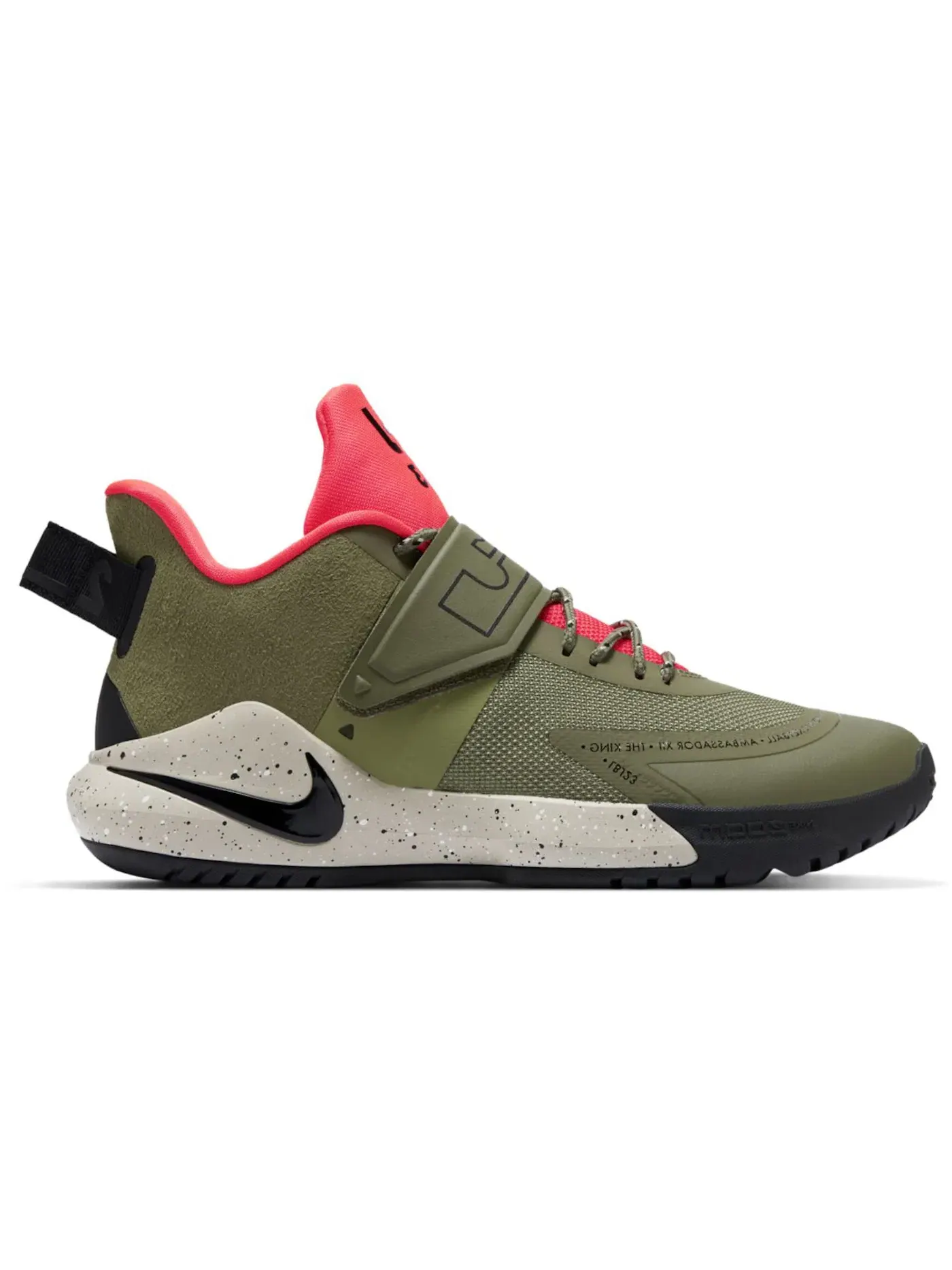 Мужские кроссовки для бега Nike Ambassador 12 — изображение 1 из 1, зеленый/черный/оливковый