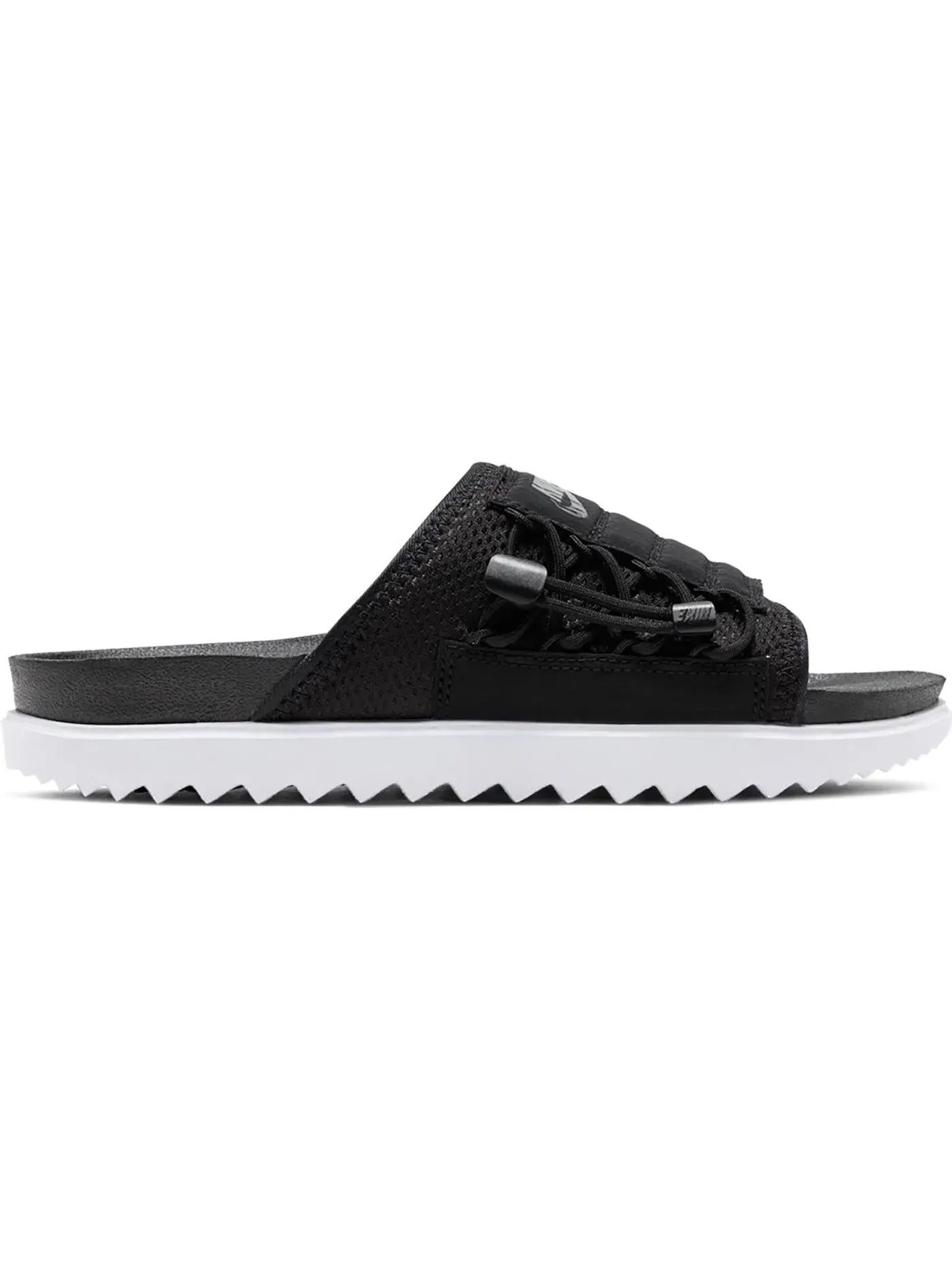 Женские сандалии-слайды Nike Asuna Slide — изображение 1 из 1, черный/белый