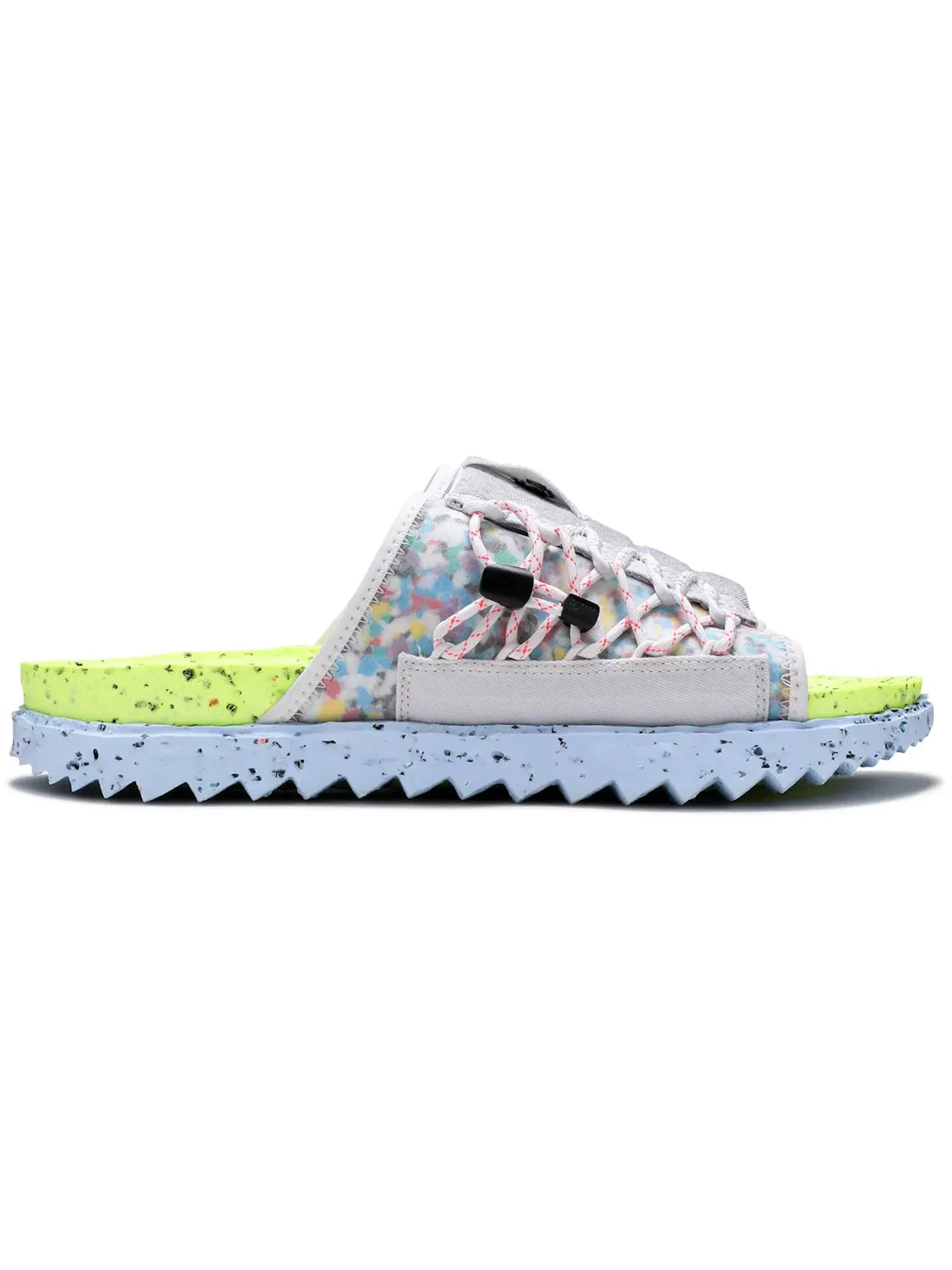 Мужские шлепанцы с ремешком Nike Asuna Crater Slide — изображение 1 из 1, платиновый//синий/черный